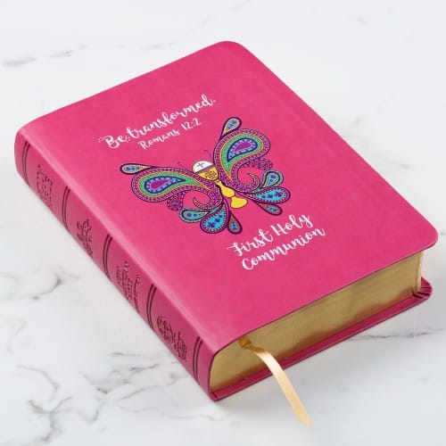 "Be Transformed" Butterfly Bible The Catholic Company
