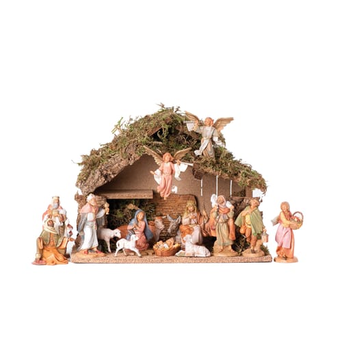 fontanini 16 piece nativity set with italian stable 5 fontanini 16 piece nativity set with italian stable 5