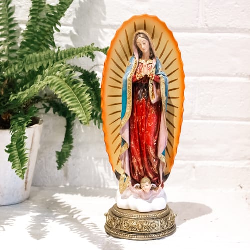 Our Lady Of Guadalupe Heavenly Protector Statue | The Catholic Company