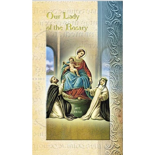 Our Lady of the Rosary (Novena) - Folded Prayer Card | The Catholic Company