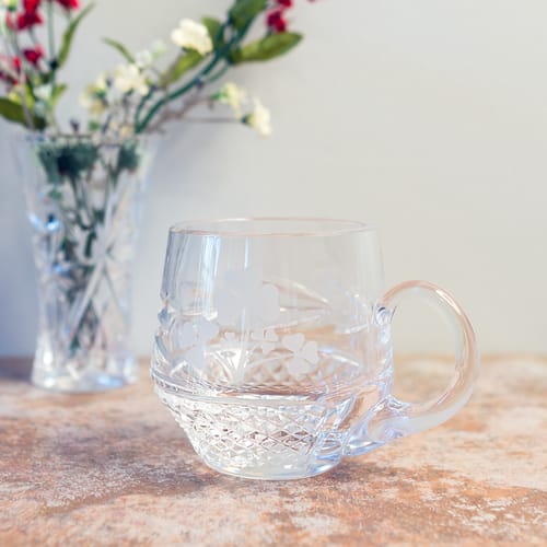 Galway Shamrock Baptism Mug The Catholic Company