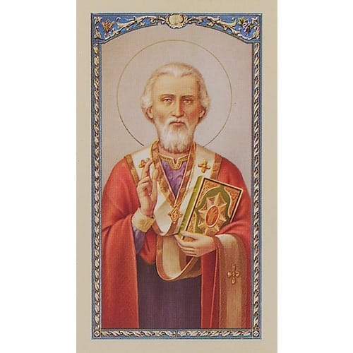 St. Nicholas Prayer Card The Catholic Company