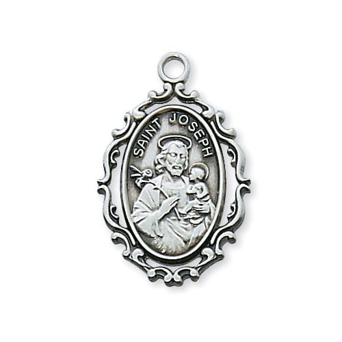 Sterling Silver St. Joseph Pendant The Catholic Company
