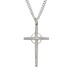 Sterling Silver Dove Cross Necklace 