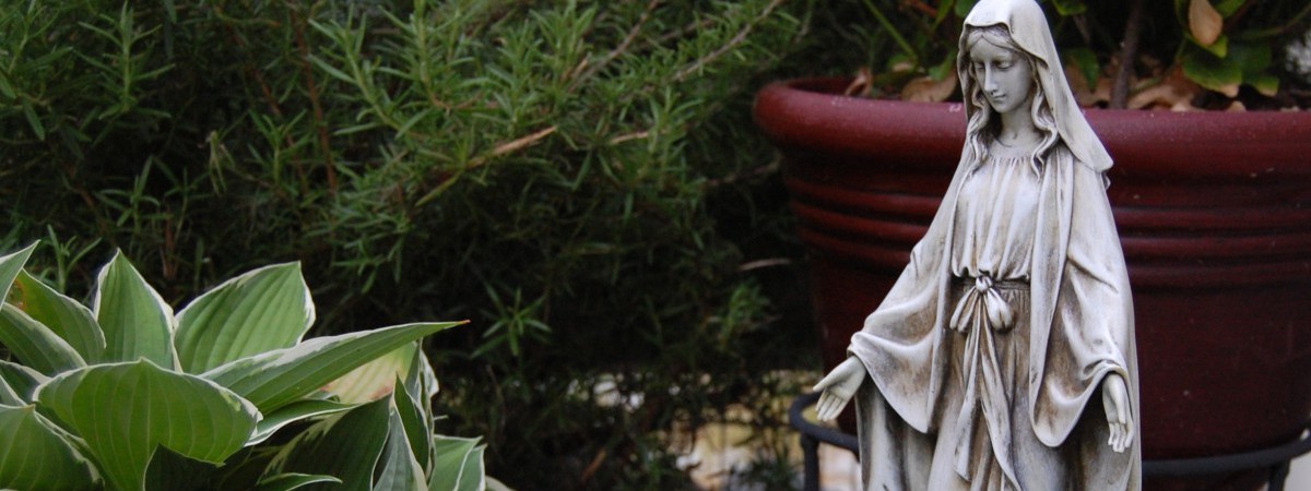 Find Inspiration to make your own Mary Garden
