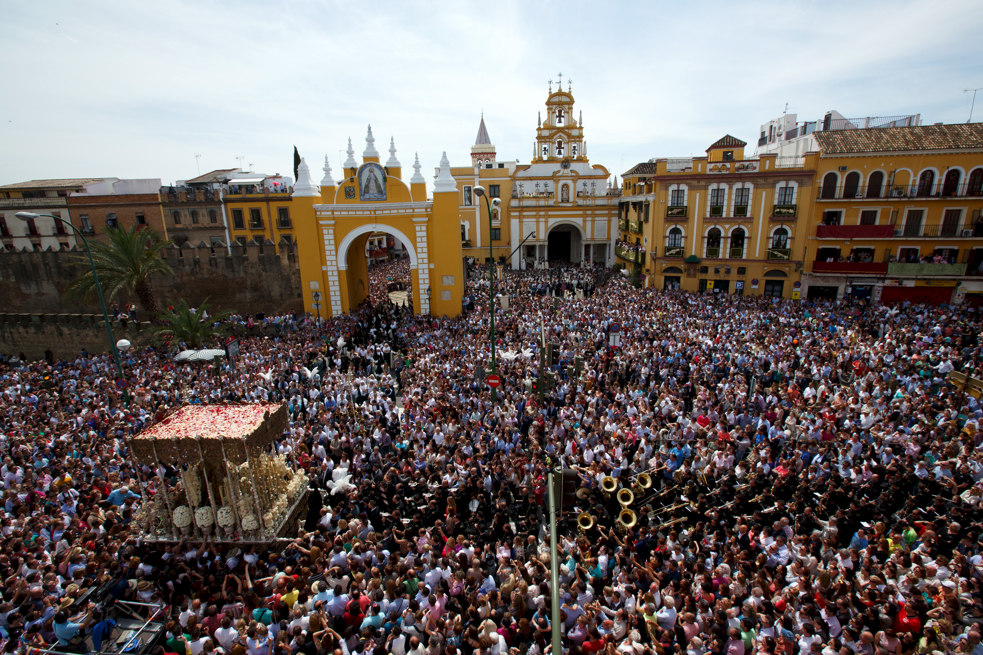 Holy Week Procession in Seville, Spain. Credit: Marcelo del Pozo/REUTERS.