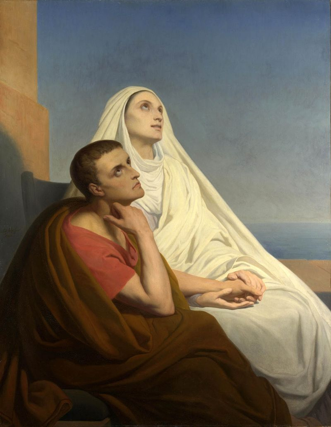 St. Monica with her son St. Augustine