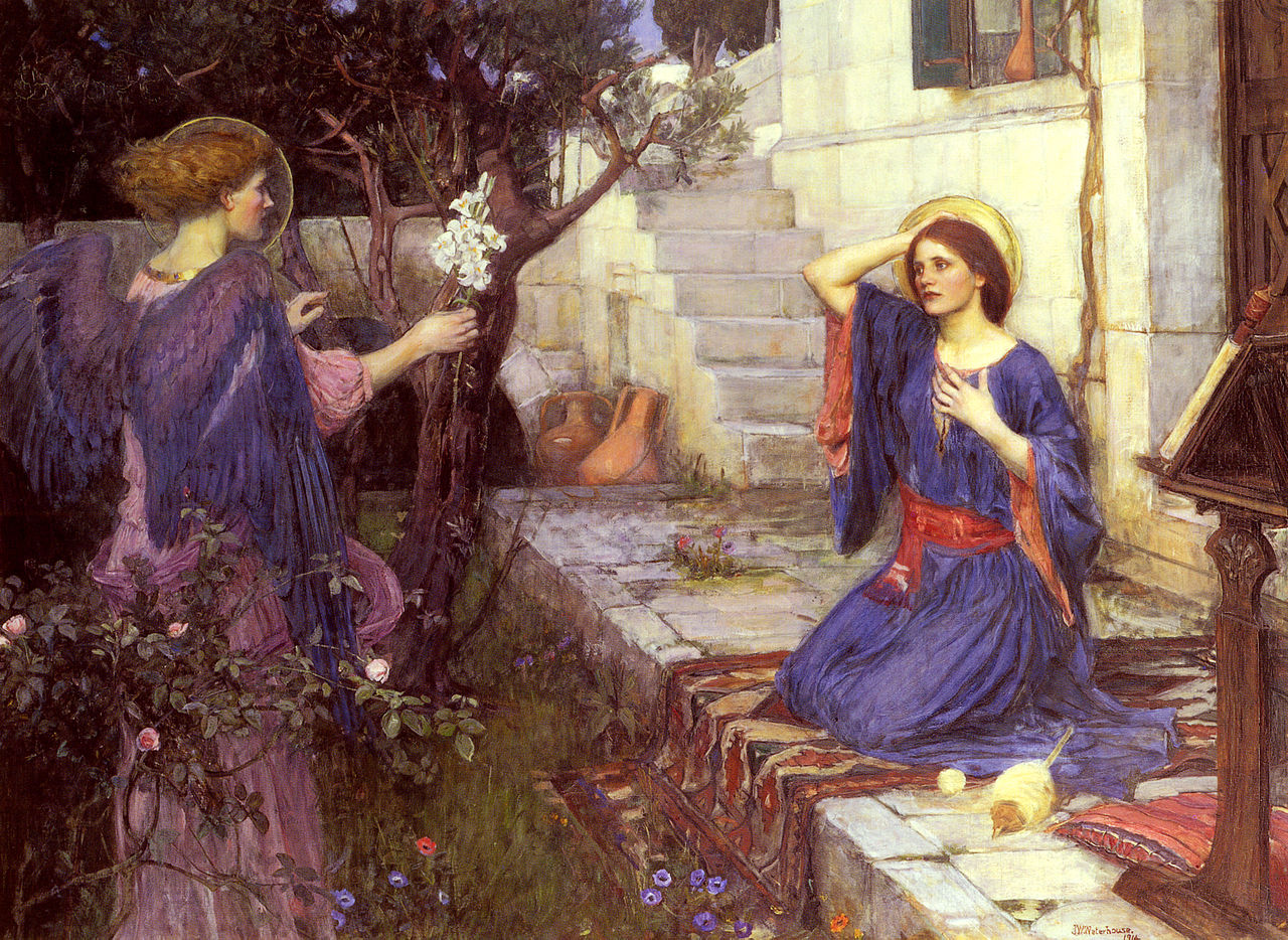 The Annunciation by John William Waterhouse (1914)