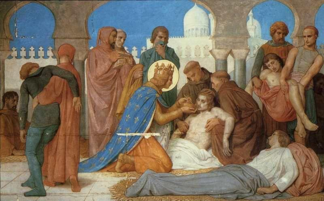 Saint Louis Caring for the Plague Victims by William-Adolphe Bouguereau