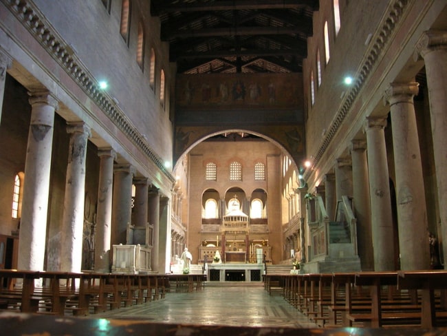 San Lorenzo fuori le Mura, interior