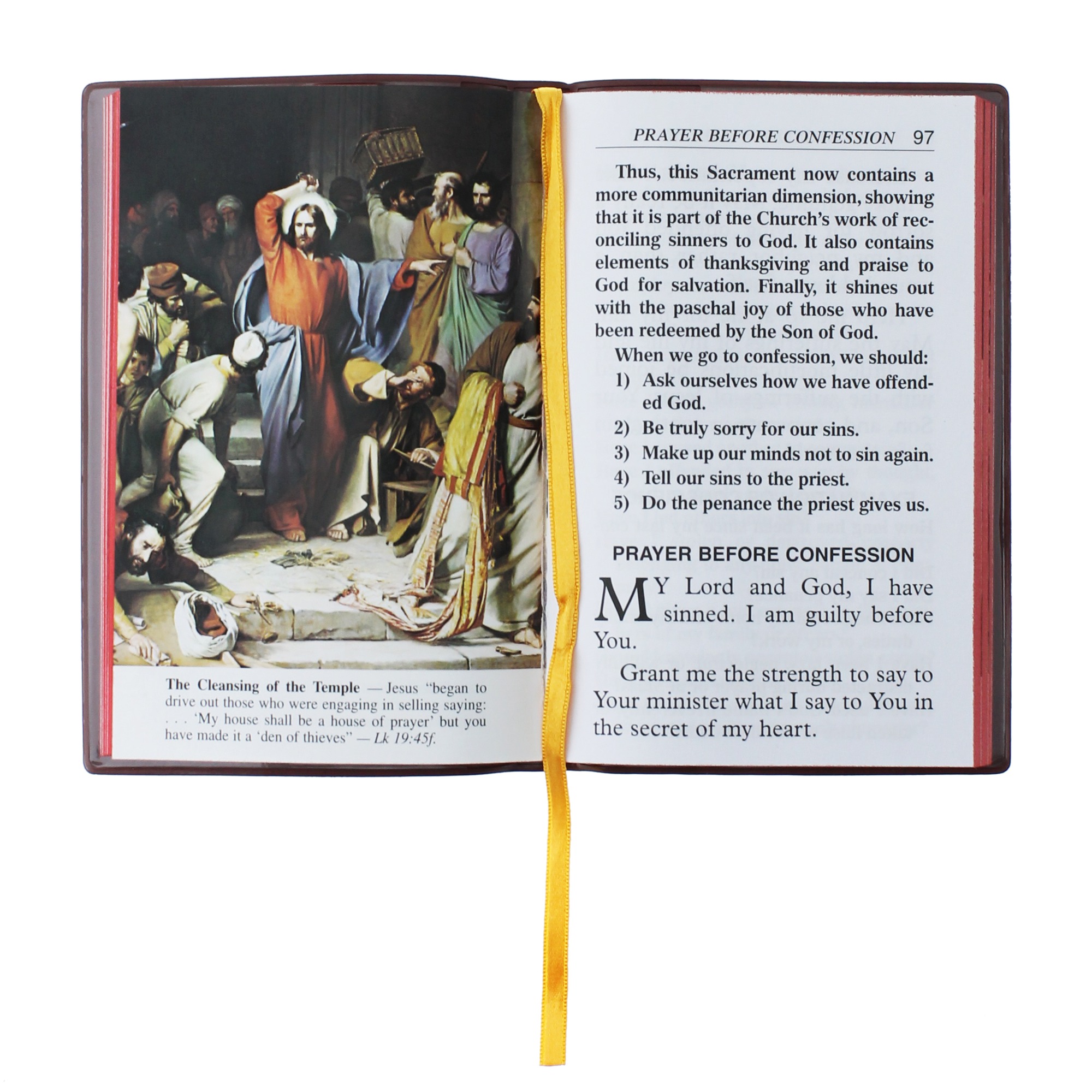Catholic Book of Prayers Brown Flex Cover (Large Print) The