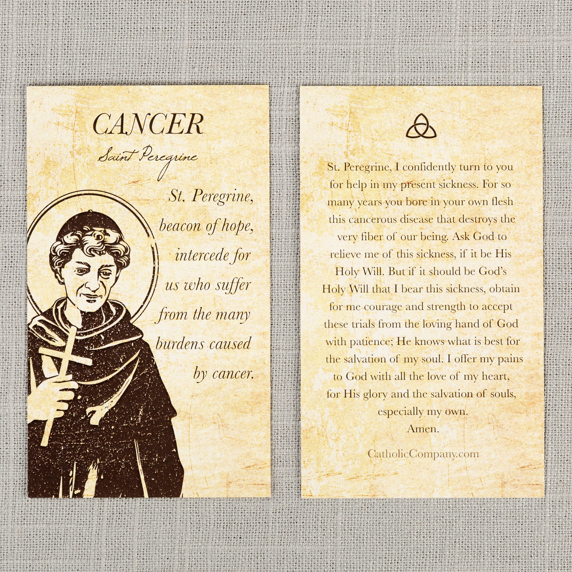 St. Peregrine Cancer Healing Prayer Card The Catholic Company®