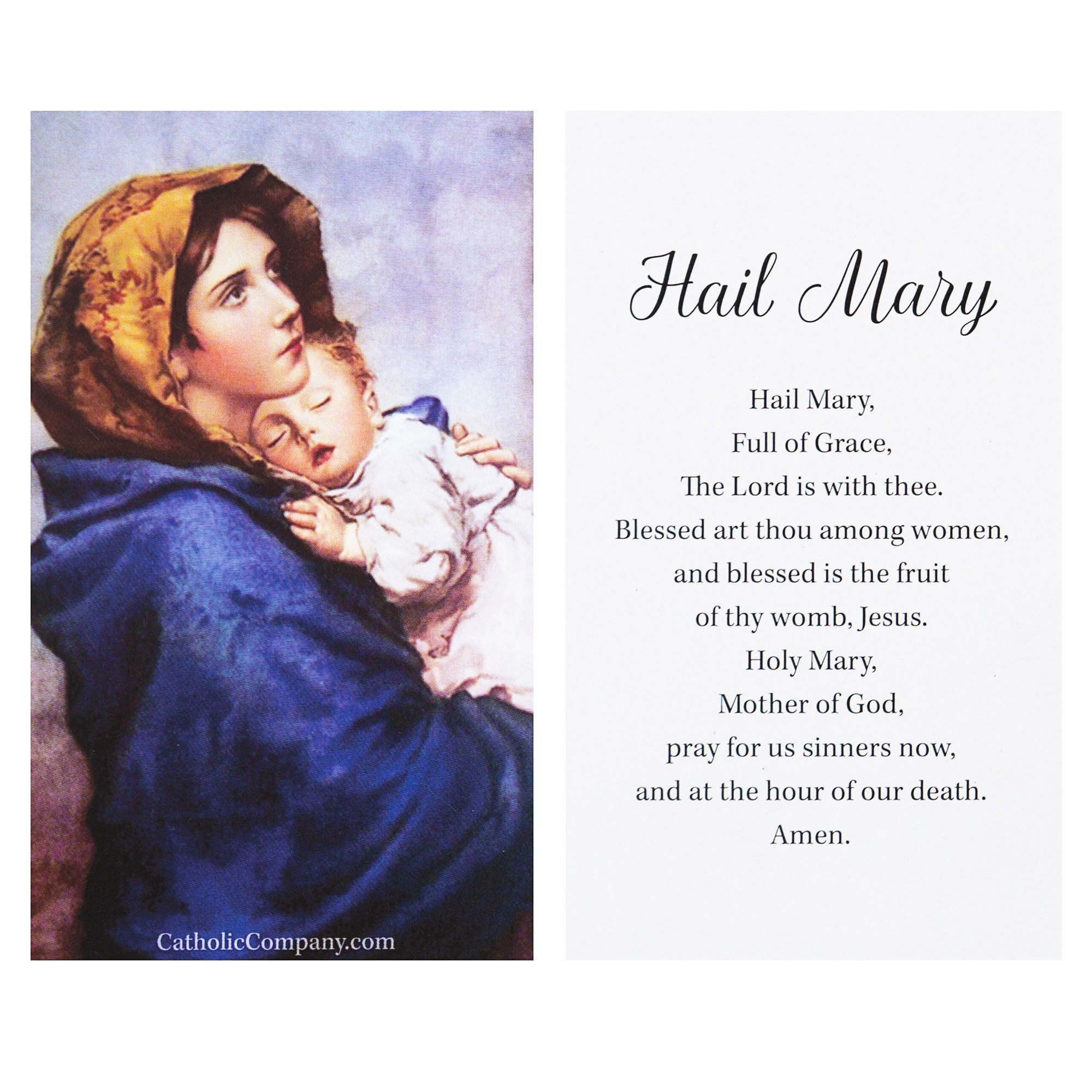 Madonna of the Streets Prayer Card | The Catholic Company®