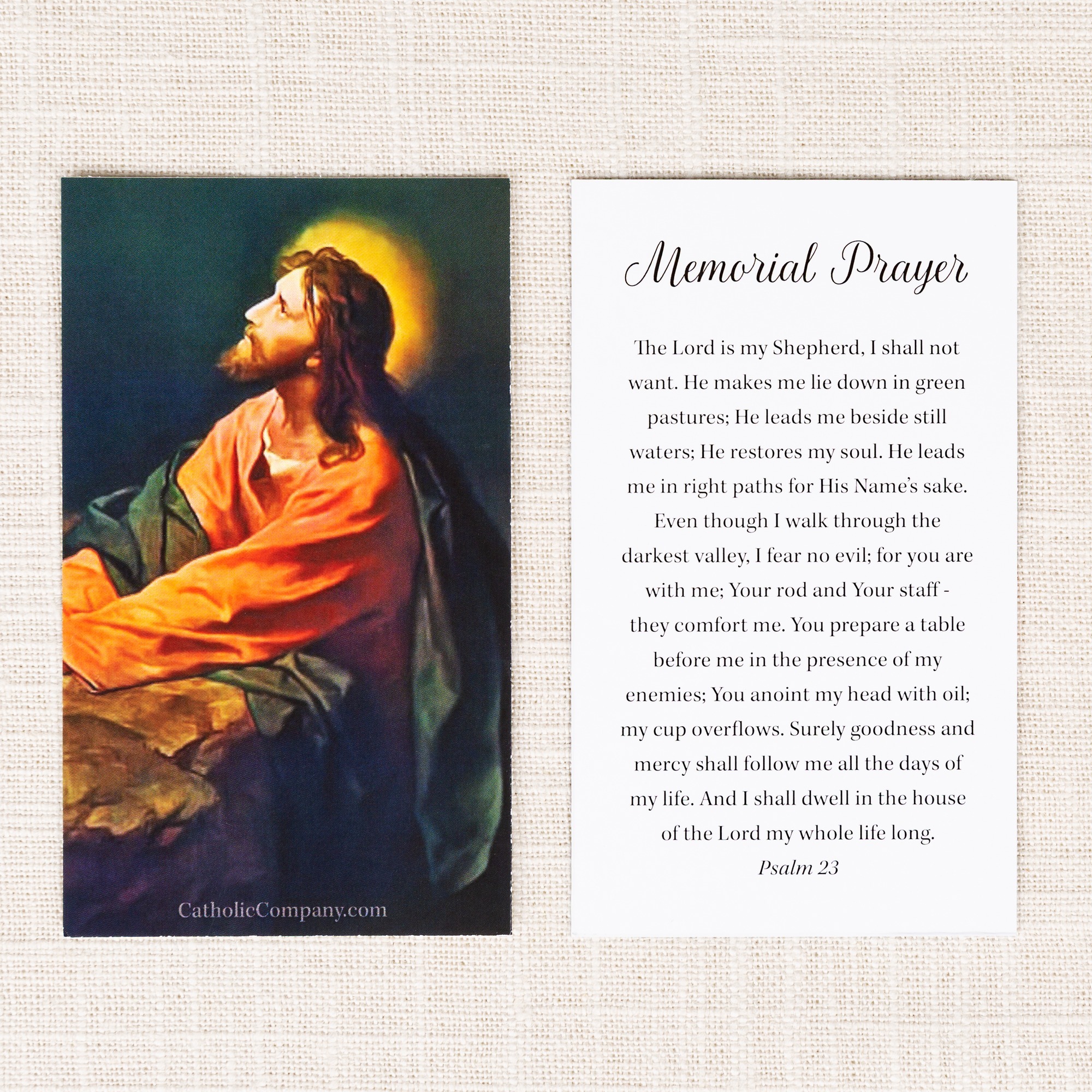 Memorial Prayer Card Template Free