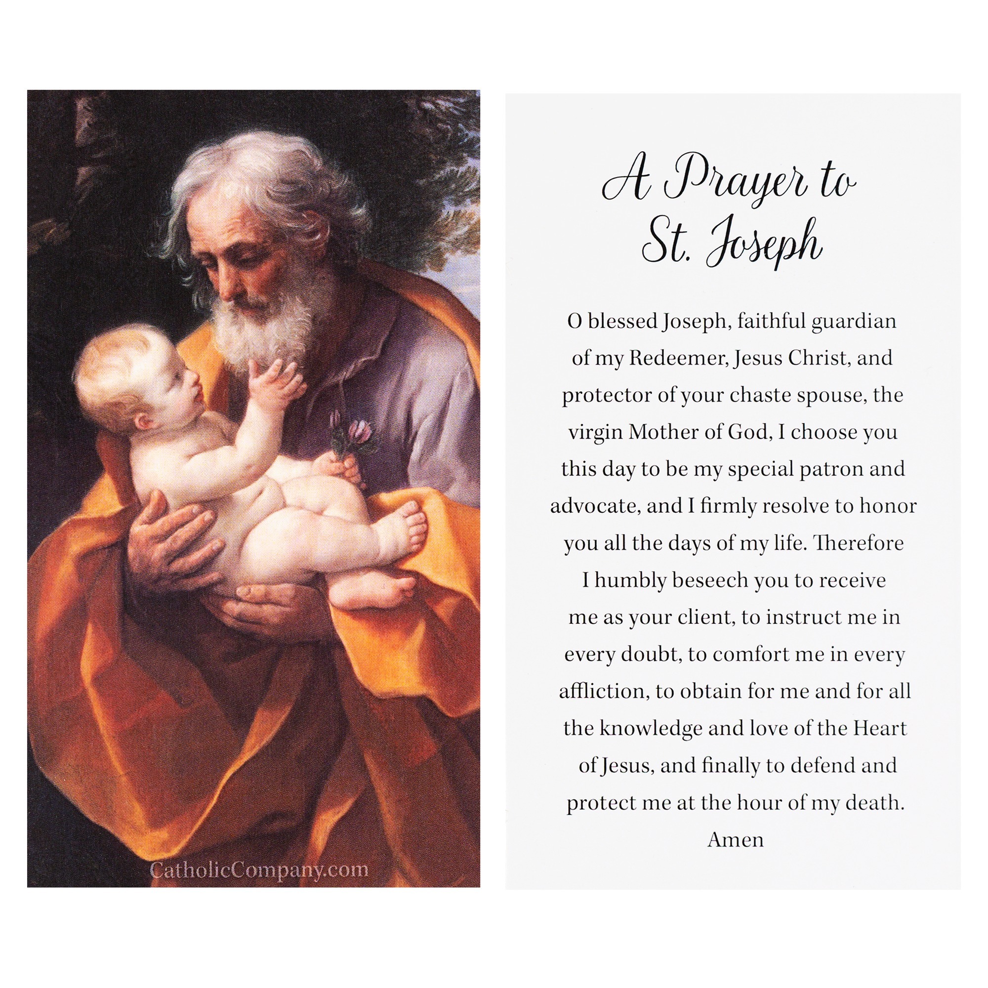 St. Joseph Prayer Card | The Catholic Company®