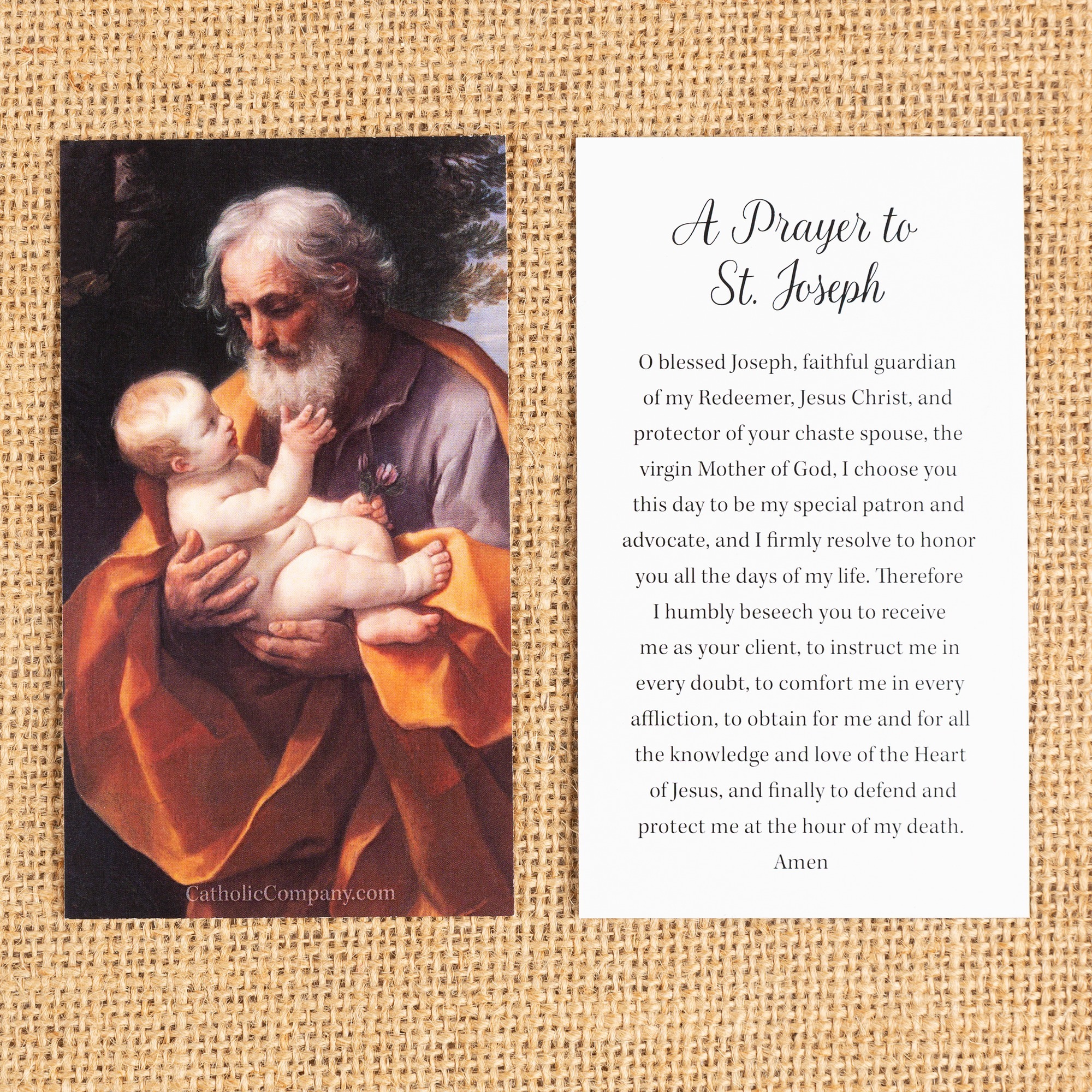 St. Joseph Prayer Card The Catholic Company