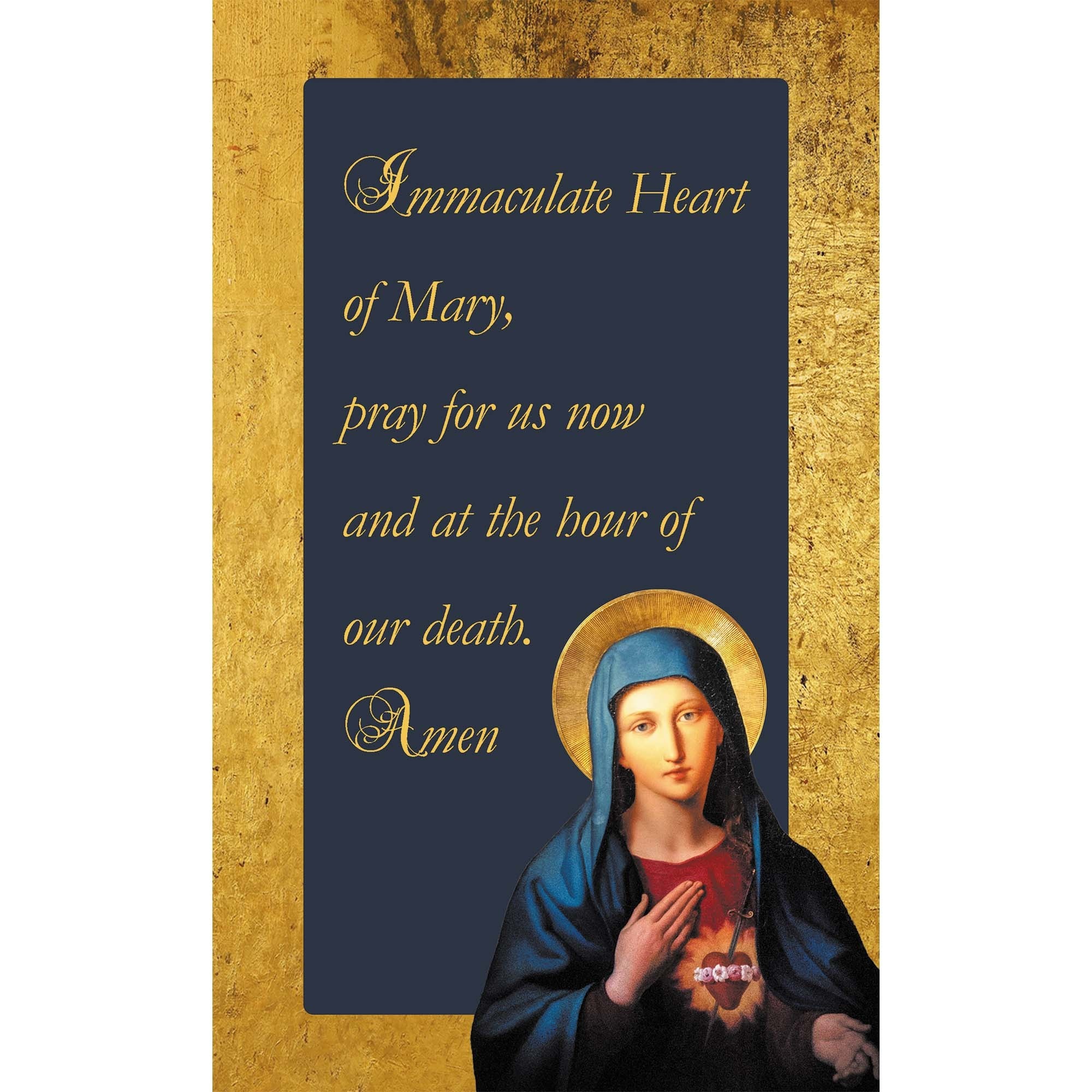 Immaculate Heart Of Mary Prayer Card The Catholic Company®