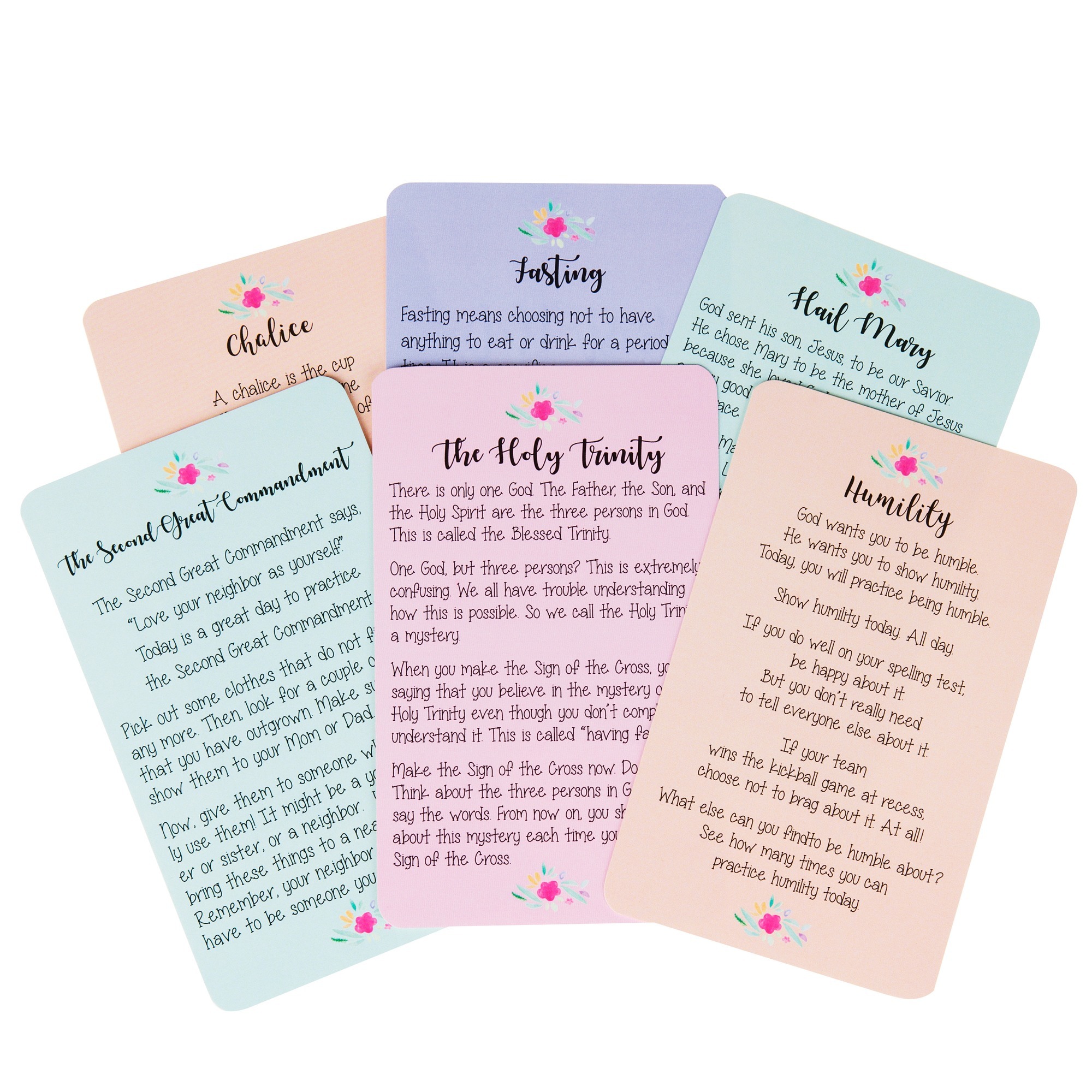 First Communion Preparation Cards - Girls | The Catholic Company®