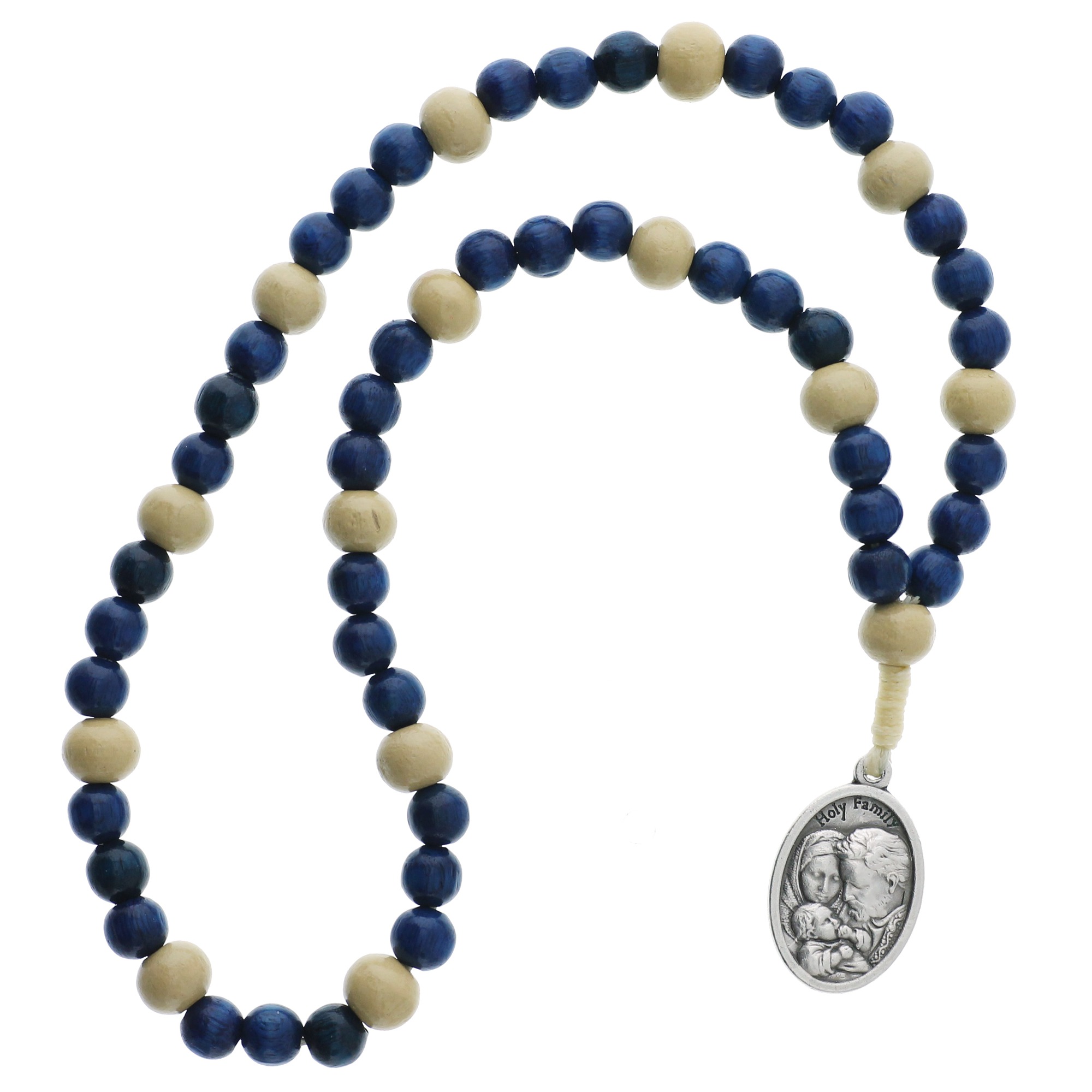 St Joseph Chaplet Blue Wood The Catholic Company® St Joseph Chaplet Blue Wood The Catholic Company®