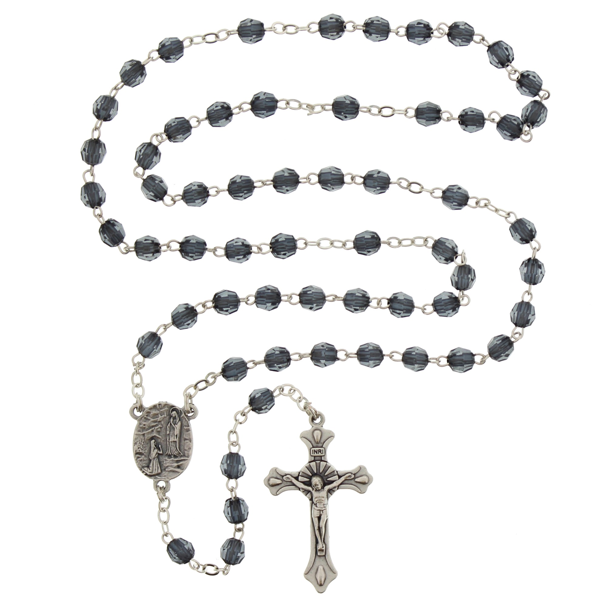 Gray Bead Italian Lourdes Rosary | The Catholic Company®