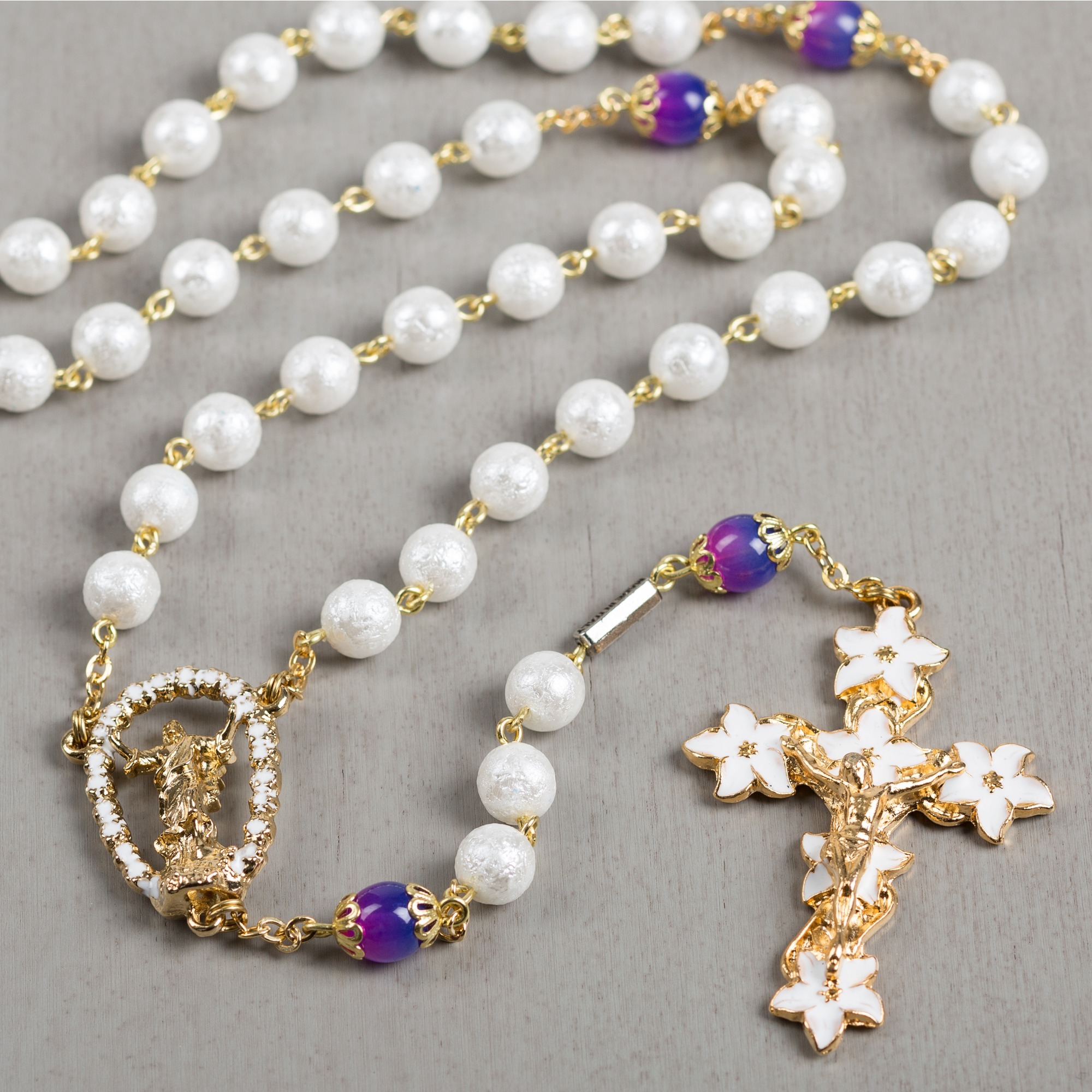 Gold Plated Easter Rosary | The Catholic Company®