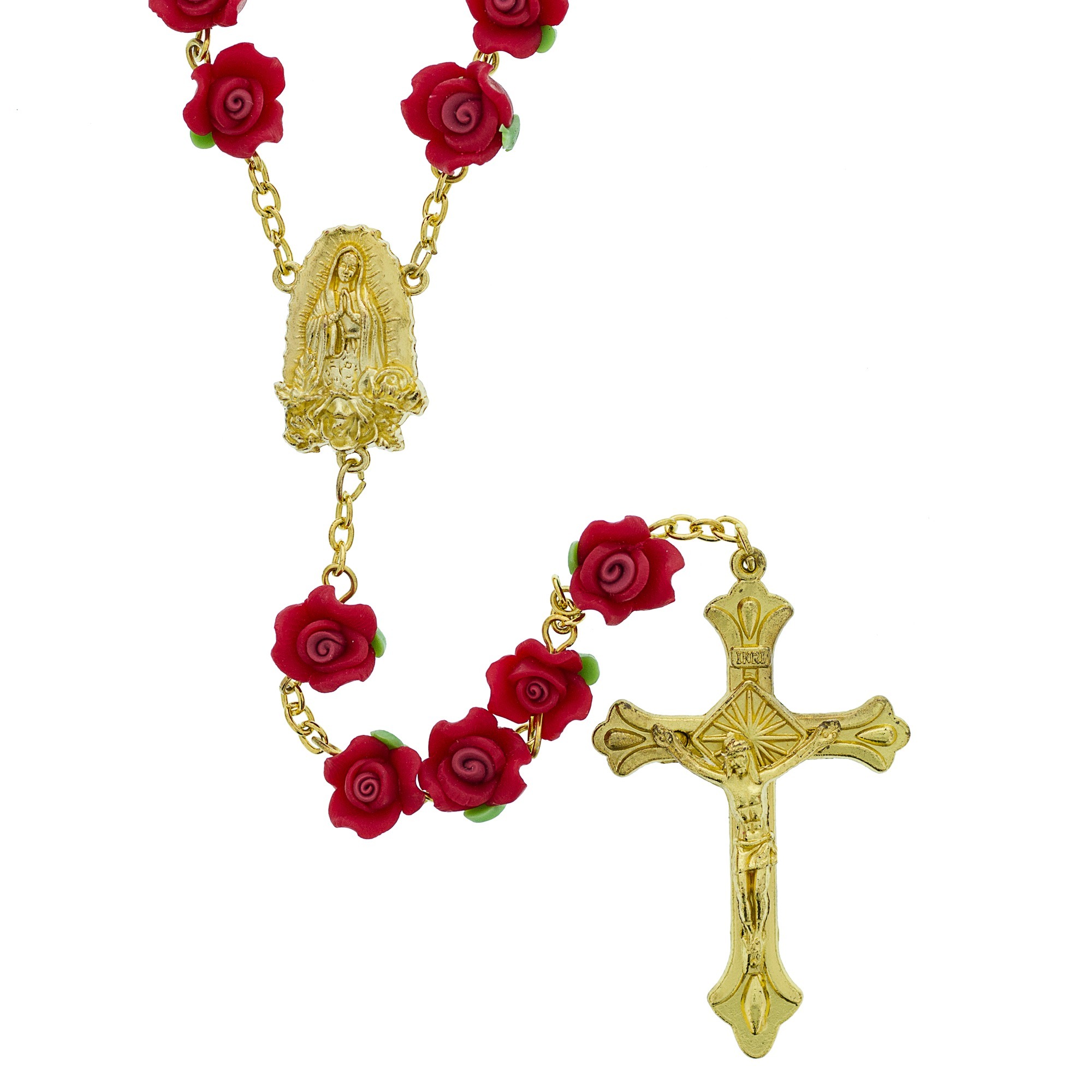 Rose Guadalupe Rosary | The Catholic Company®