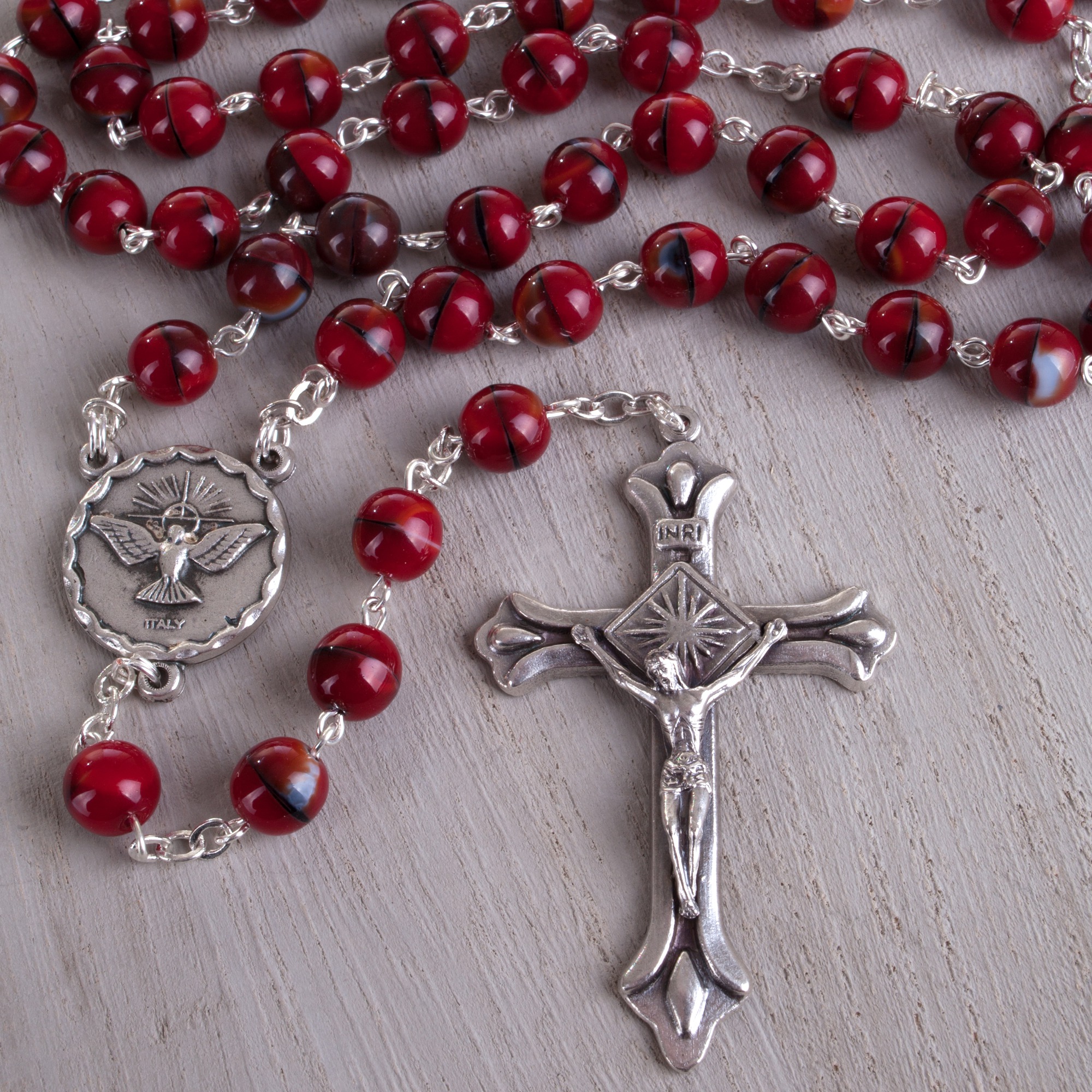 Holy Spirit Rosary - 7mm | The Catholic Company®