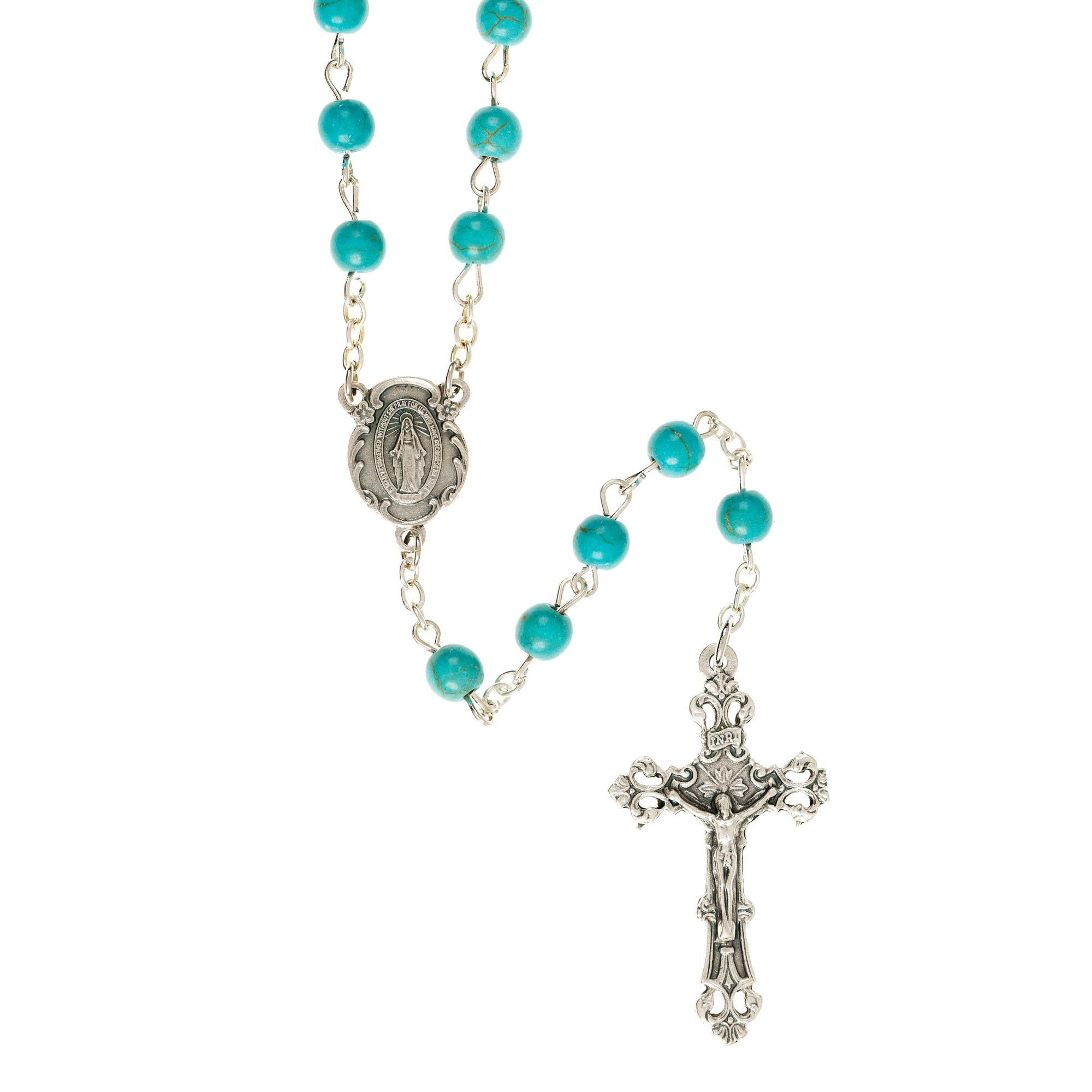 Turquoise Stone Rosary | The Catholic Company®