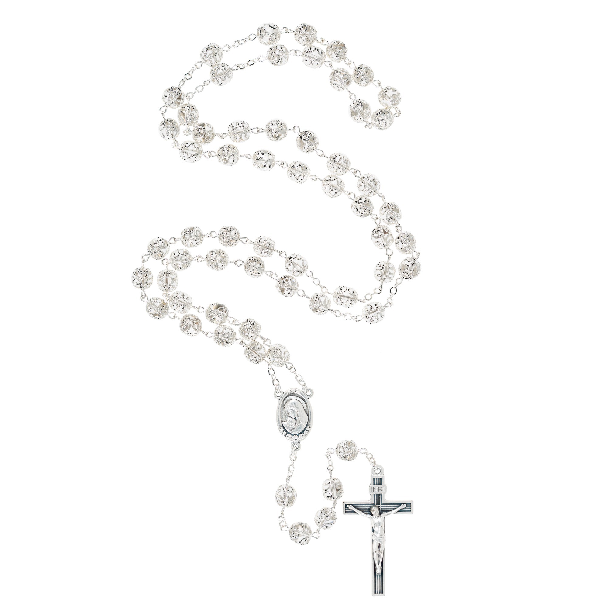 Glass Sacred Heart Rosary | The Catholic Company®