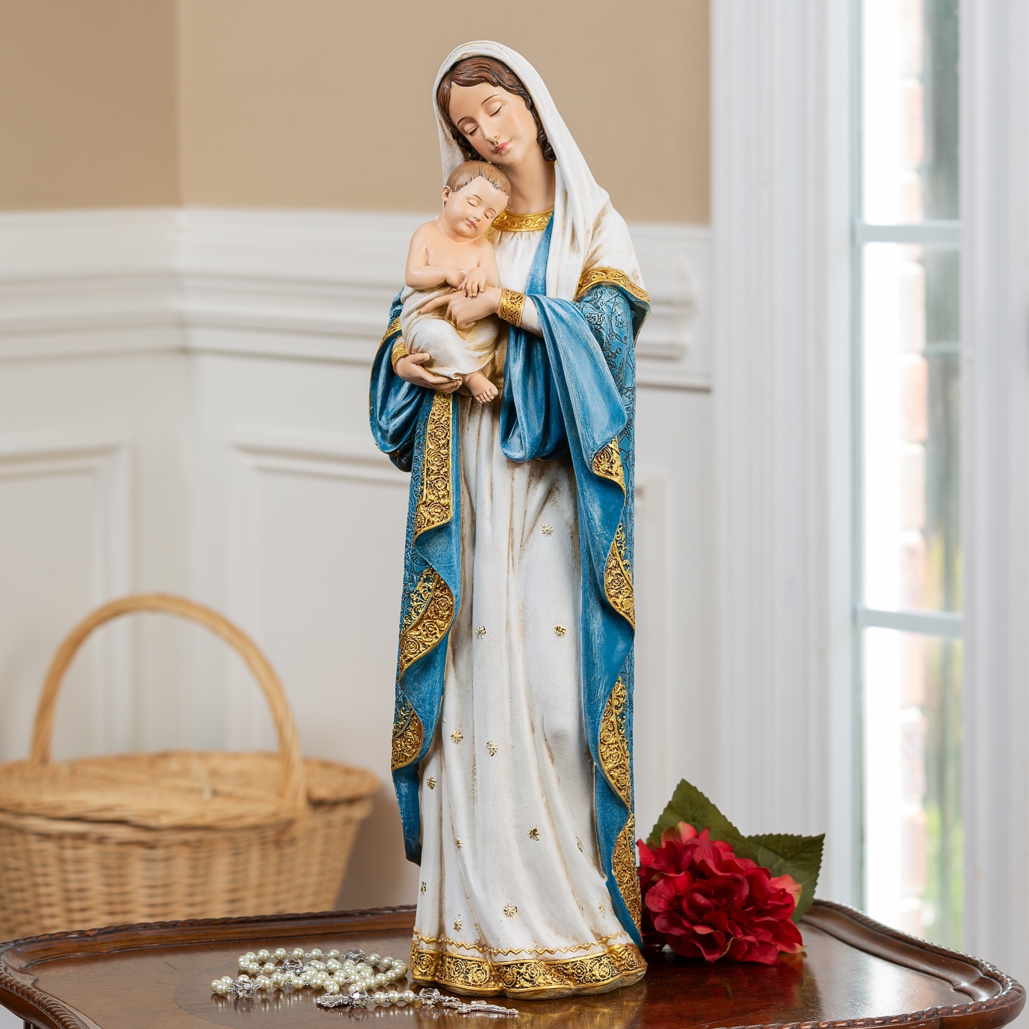 Gilded Madonna & Child Statue 24" The Catholic Company®
