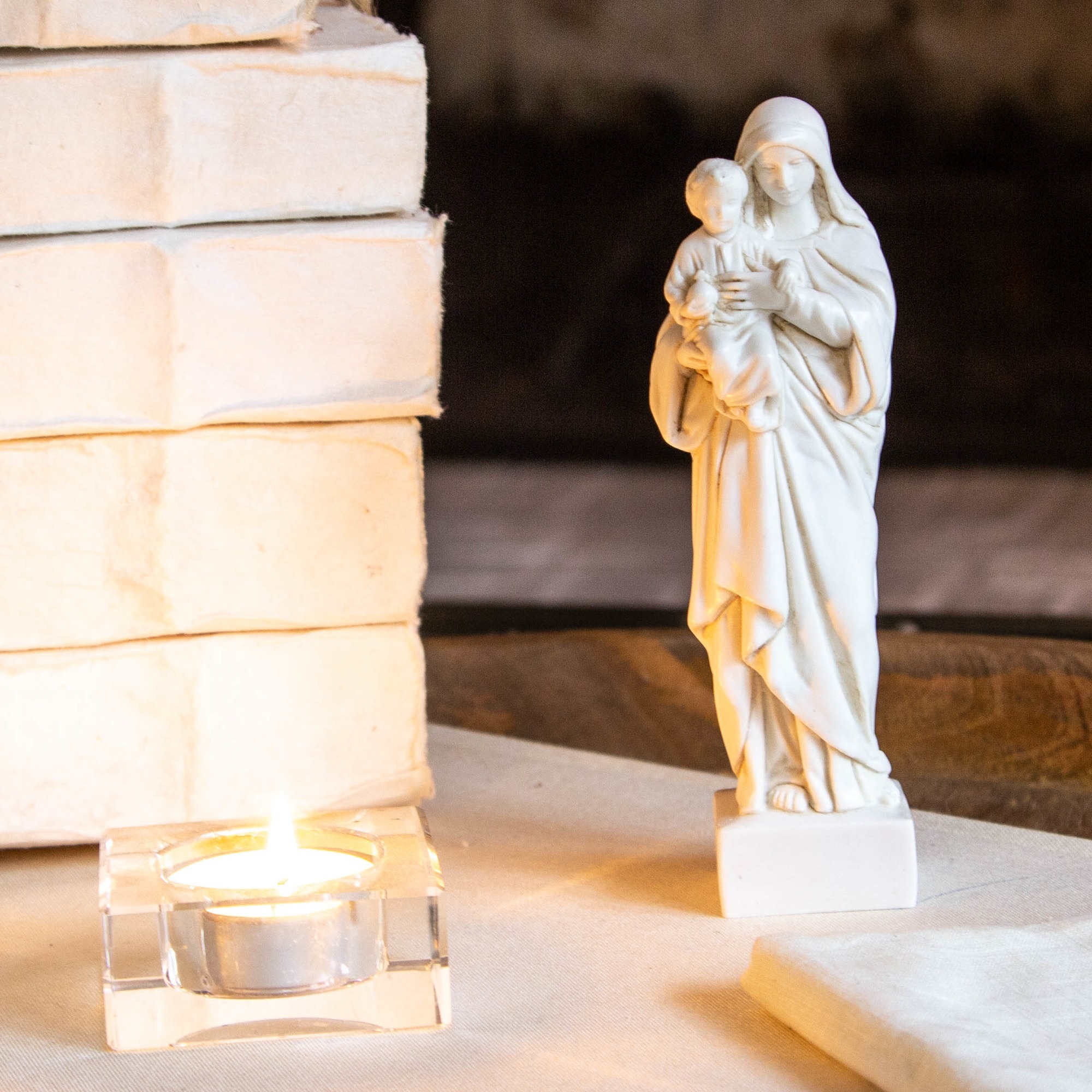 Ivory Madonna and Child Statue The Catholic Company®