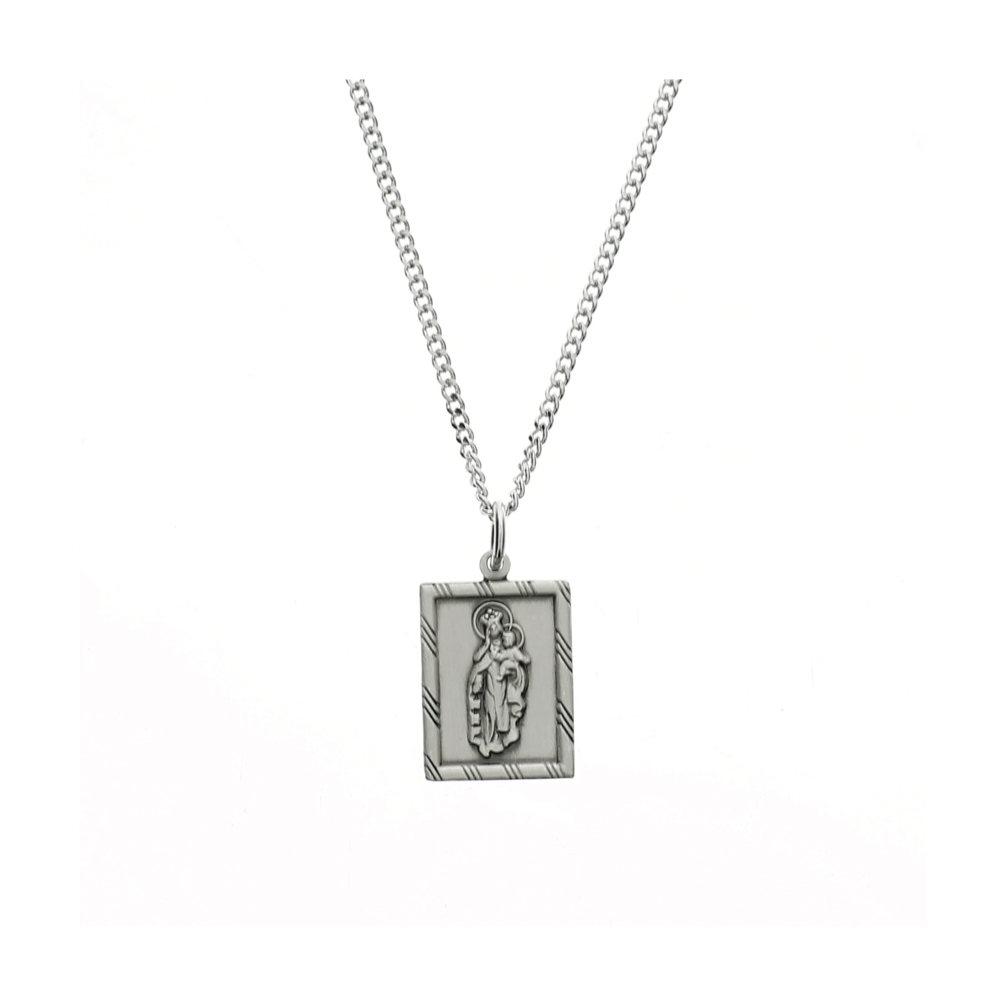 Sterling Silver Scapular with 18 inch Chain The Catholic Company®