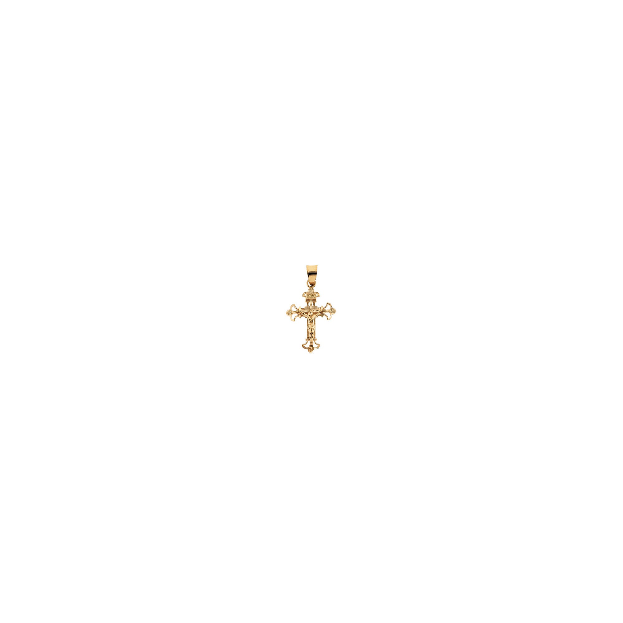 14kt Yellow Crucifix Pendant 19X14 | The Catholic Company®