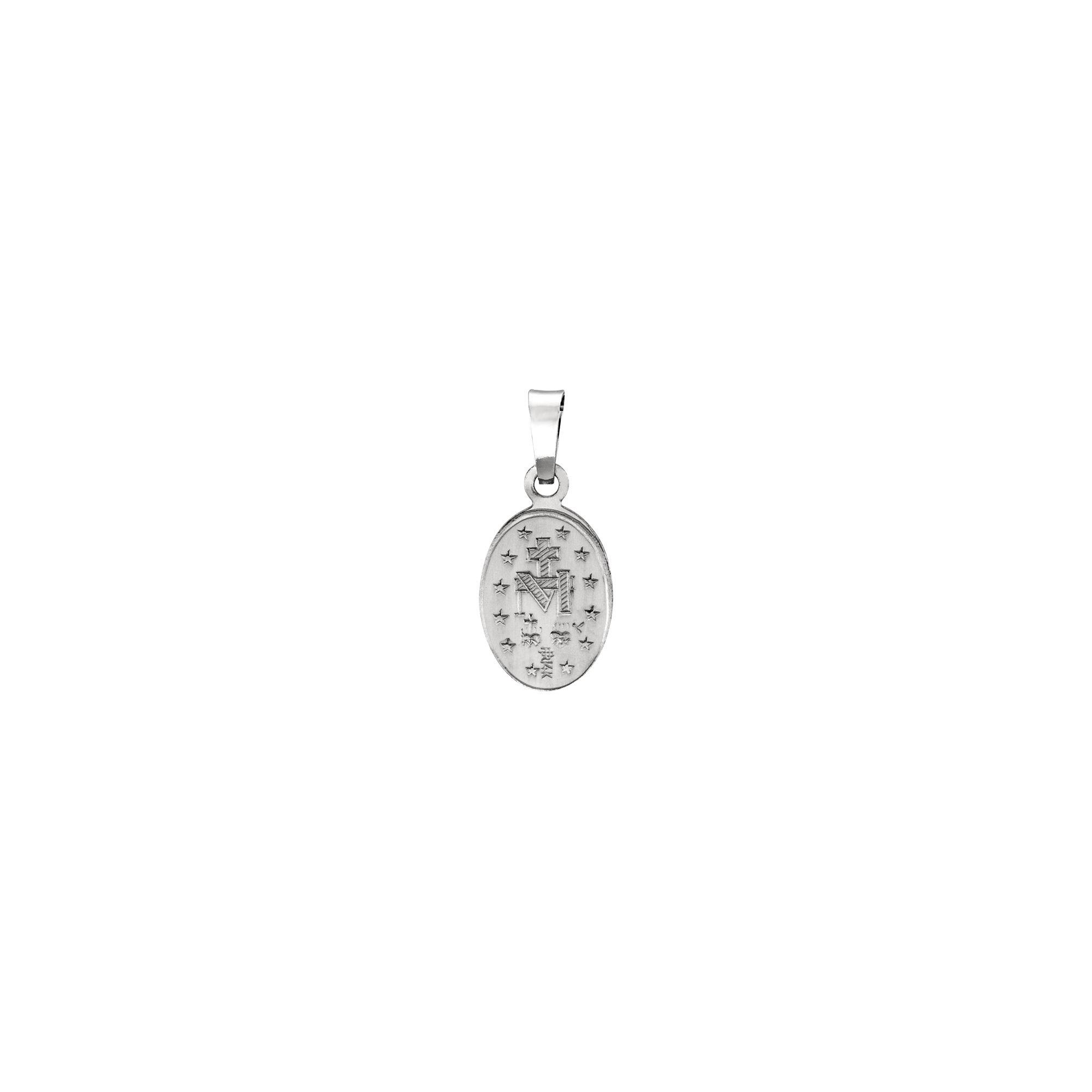 Sterling Silver 28.5x17.5mm Oval Miraculous Medal | The Catholic Company®