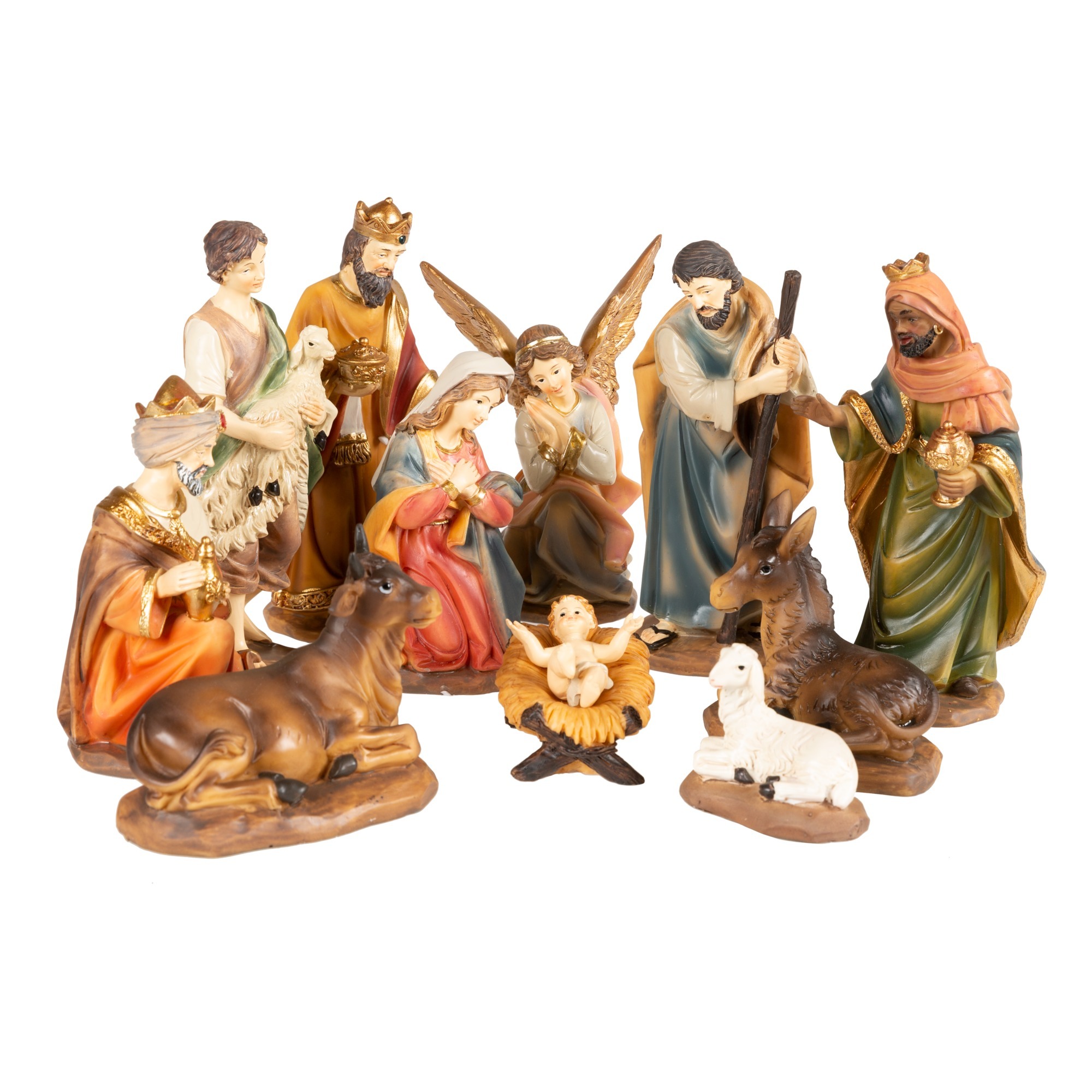 large resin nativity figures