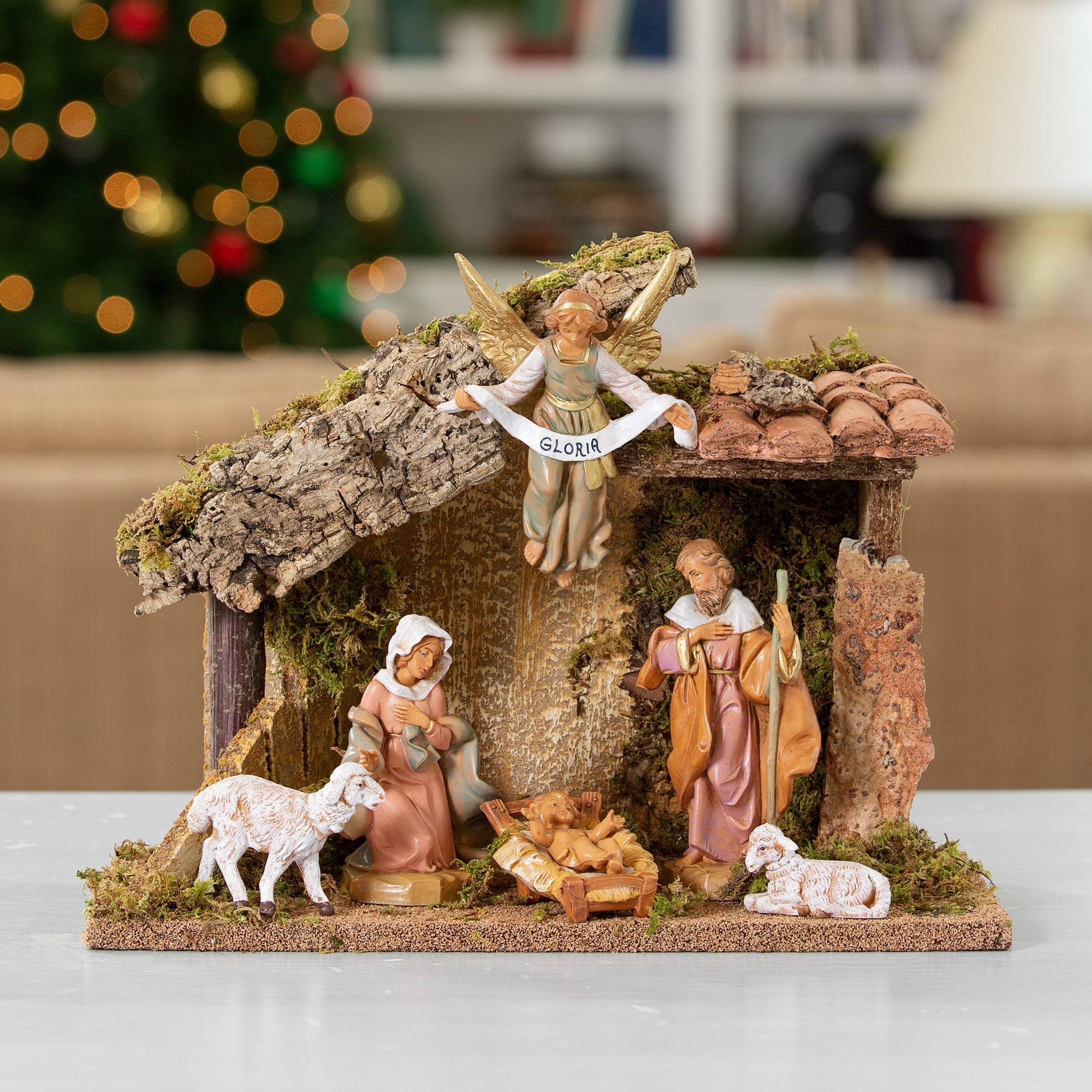 Fontanini 6pc Nativity with Stable | The Catholic Company®