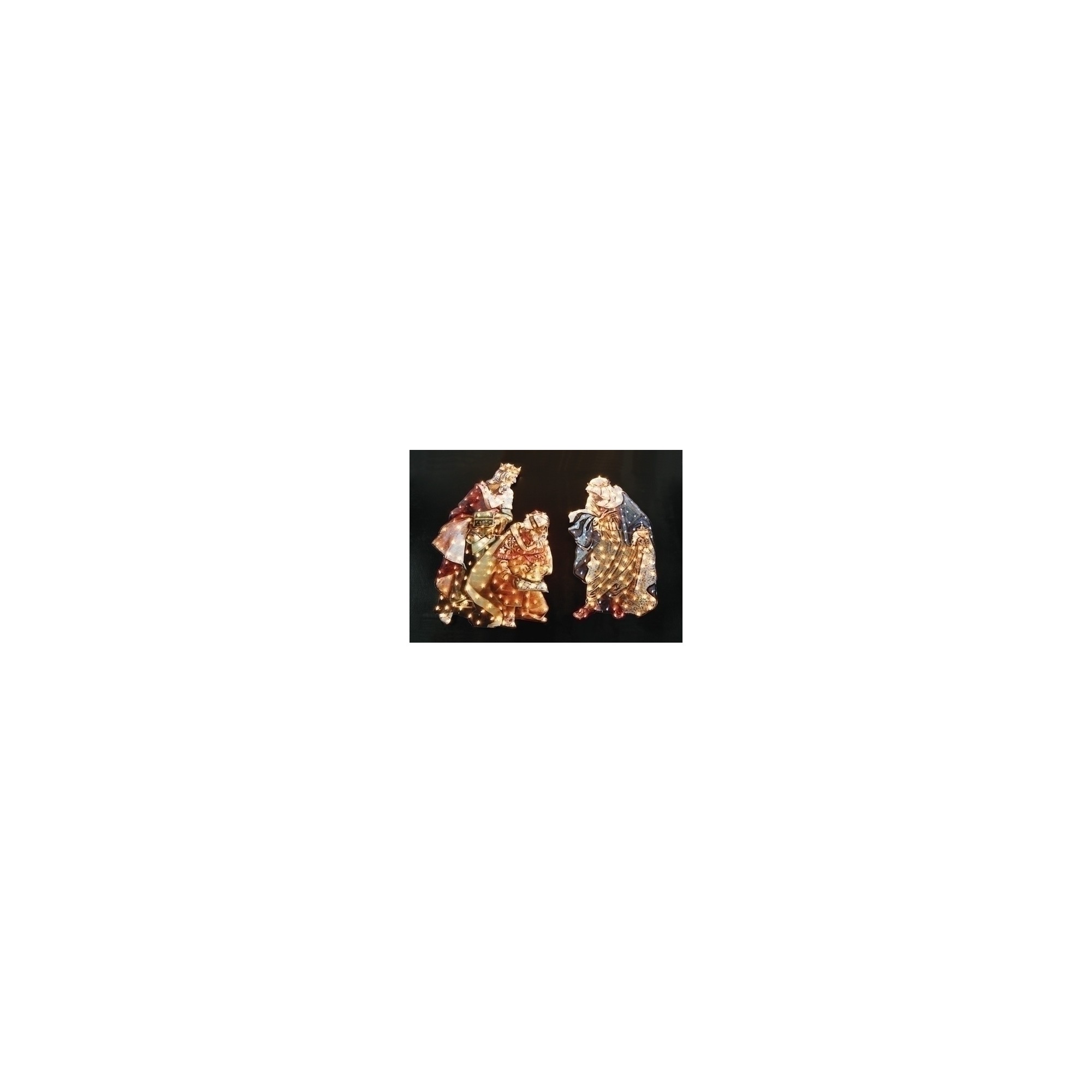Outdoor Lighted Rosary Beads Lighting Fontanini Three Wise Men Outdoor Lighted Display 48 The Catholic