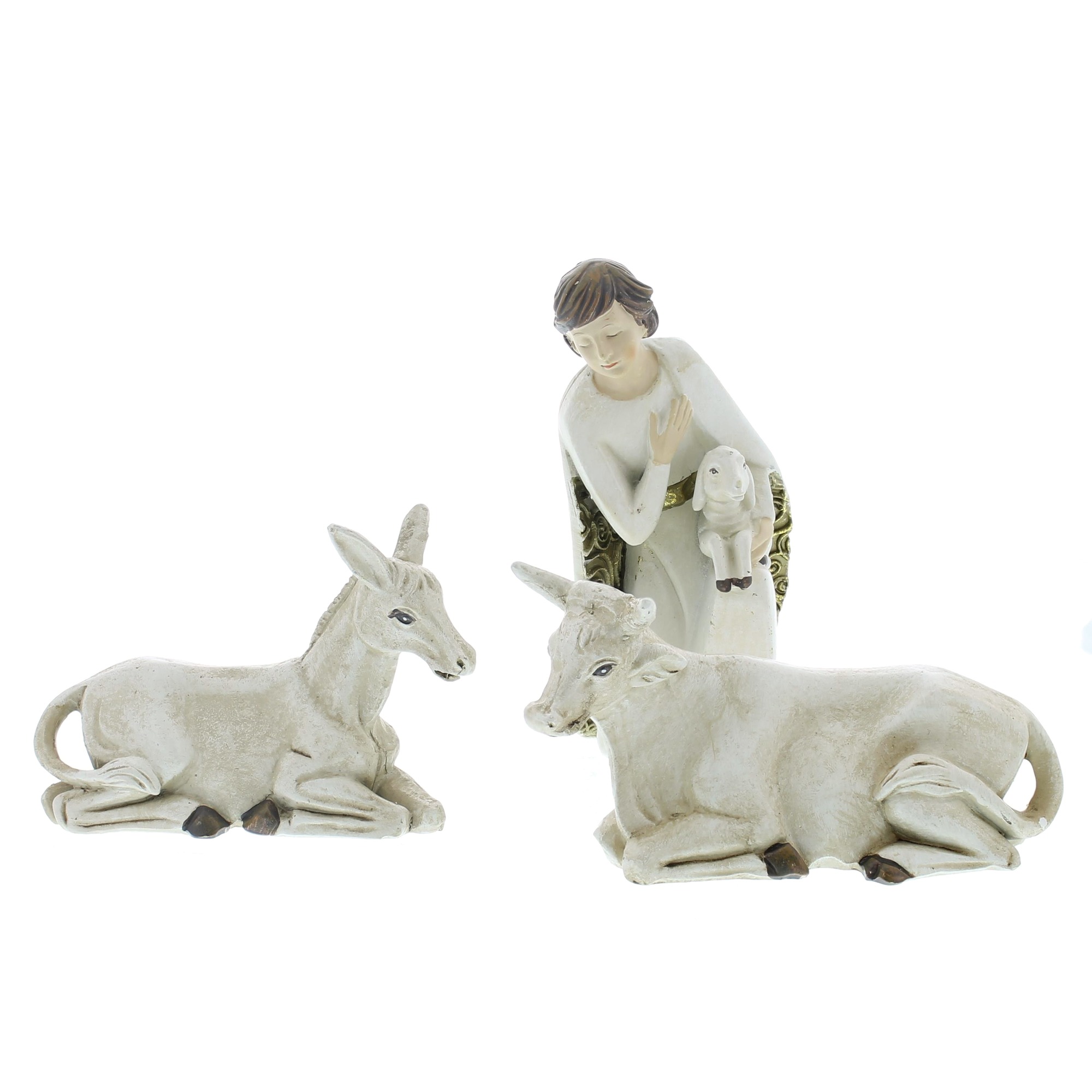 Ivory and Gold Nativity Set The Catholic Company®