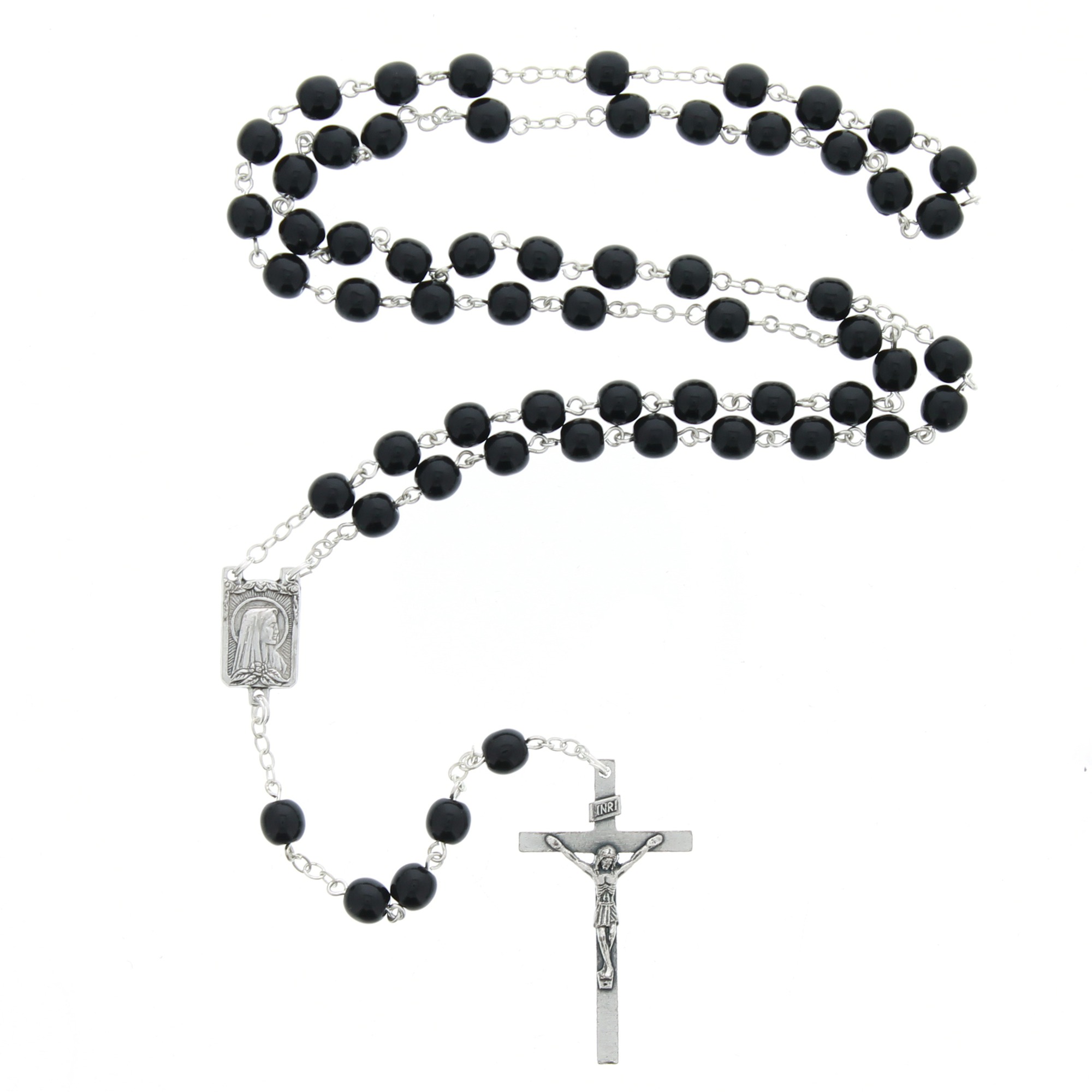 Confirmation Rosary Box Set - Black Rosary | The Catholic Company®