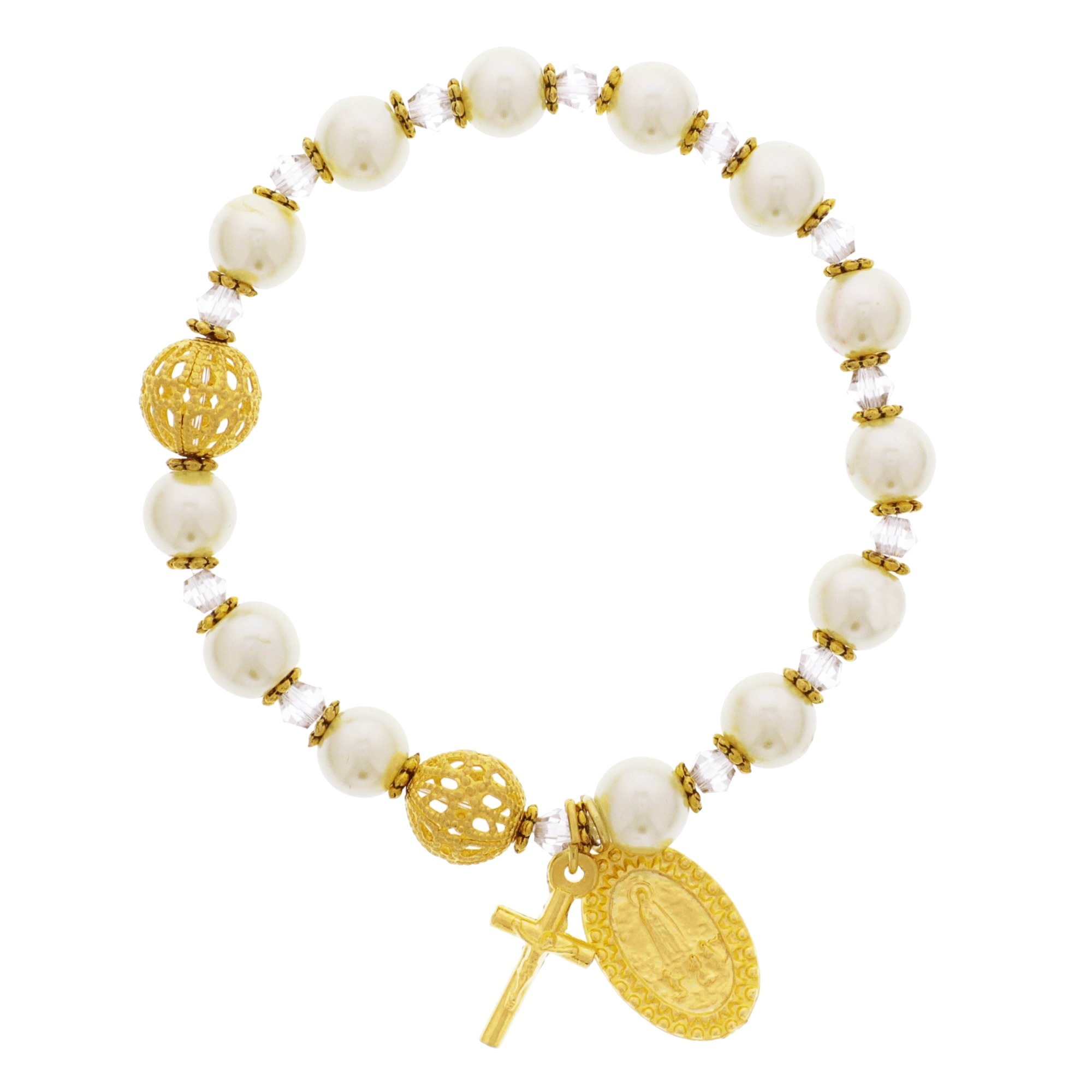 Fatima Pearl Rosary Bracelet | Rosary.com™