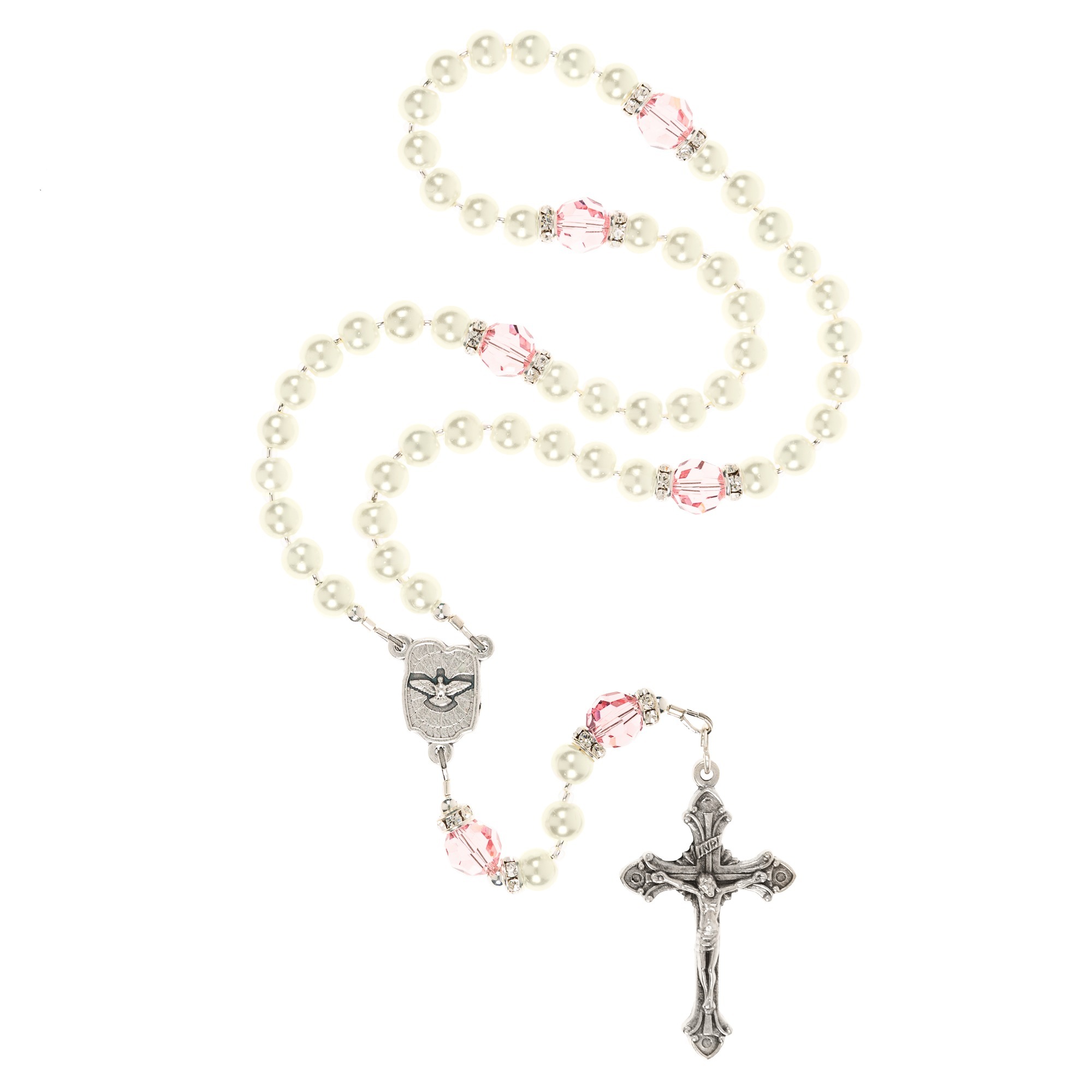 Holy Family Girl Baptism Rosary | The Catholic Company®