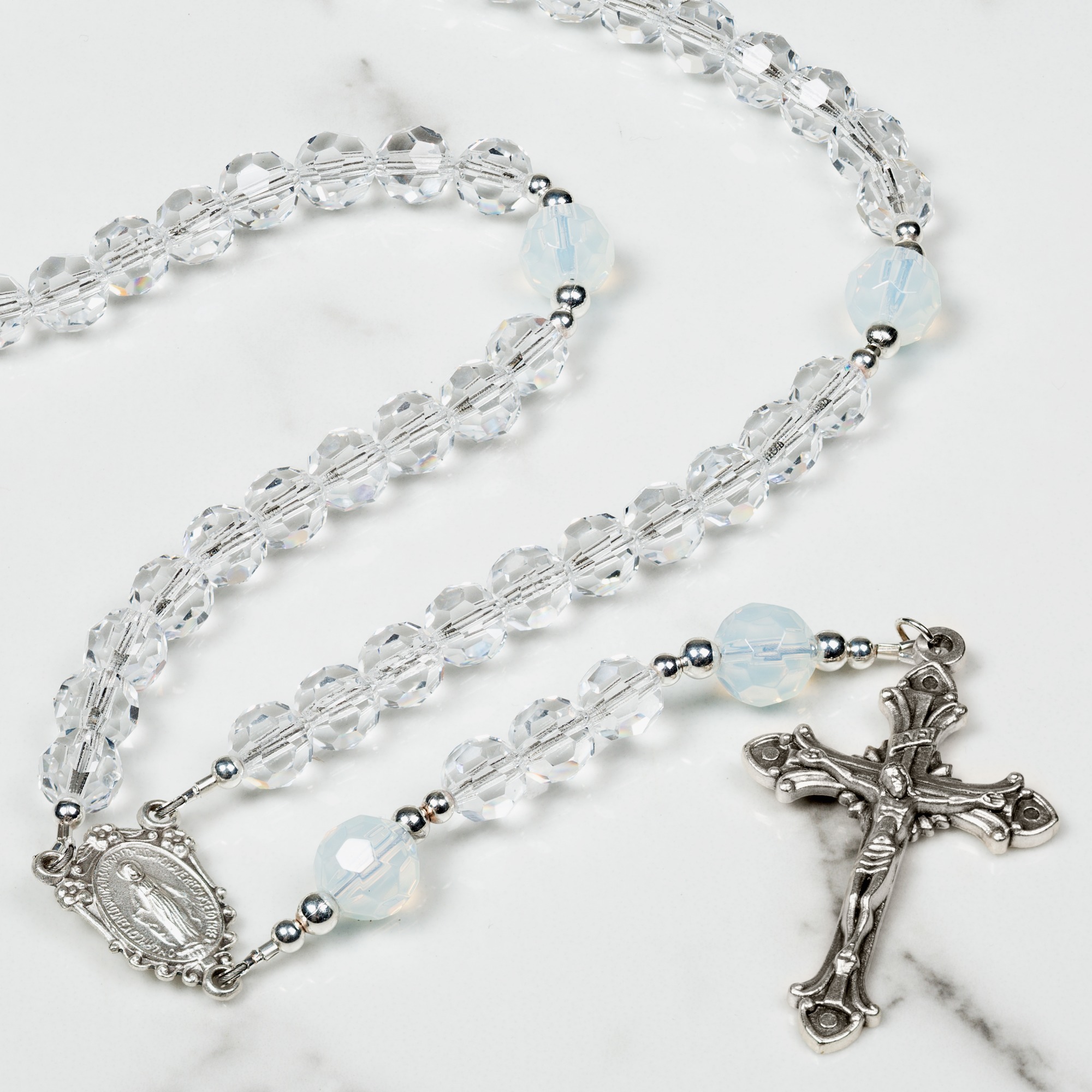 October Birthstone Opal Rosary