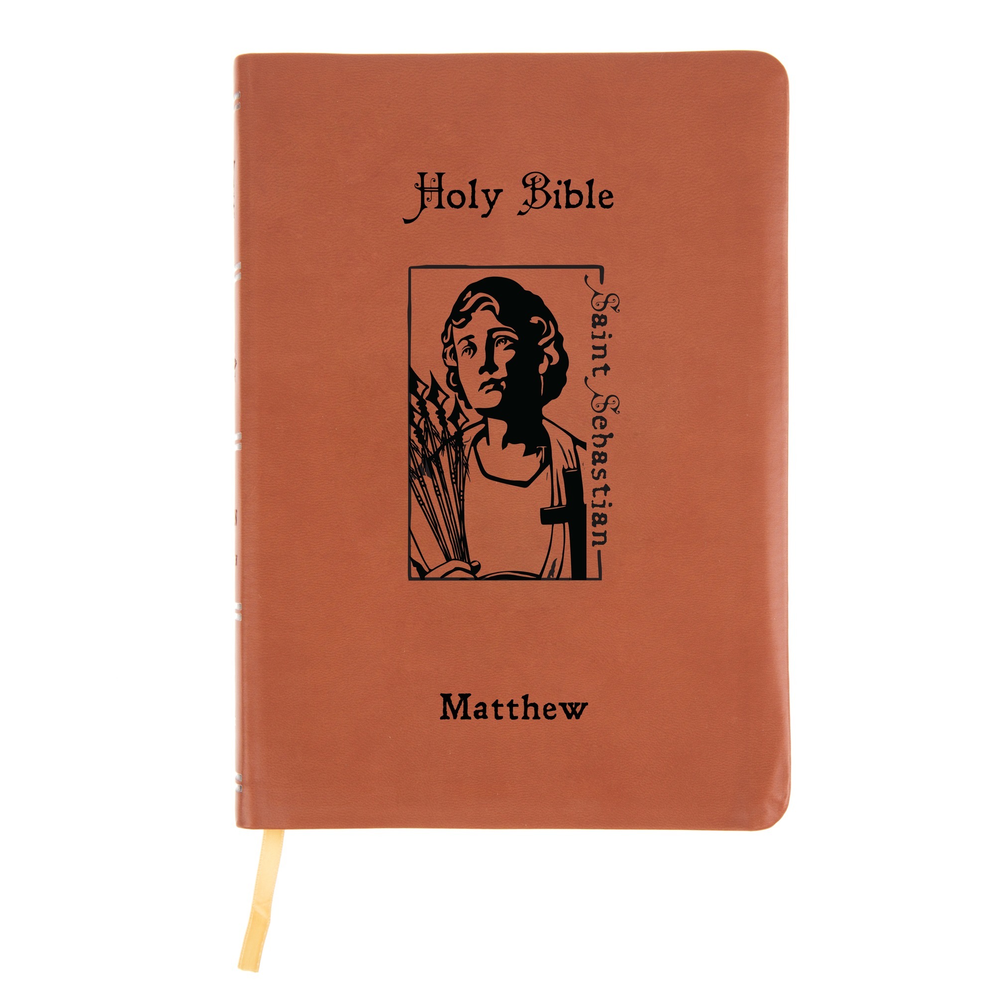 Personalized St. Sebastian Bible | The Catholic Company®