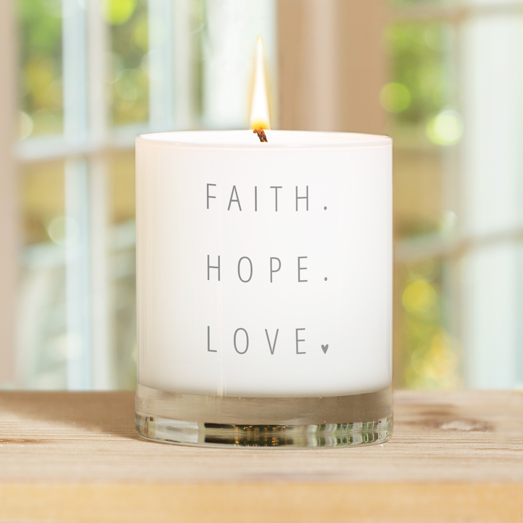 Faith, Hope, and Love Candle The Catholic Company®