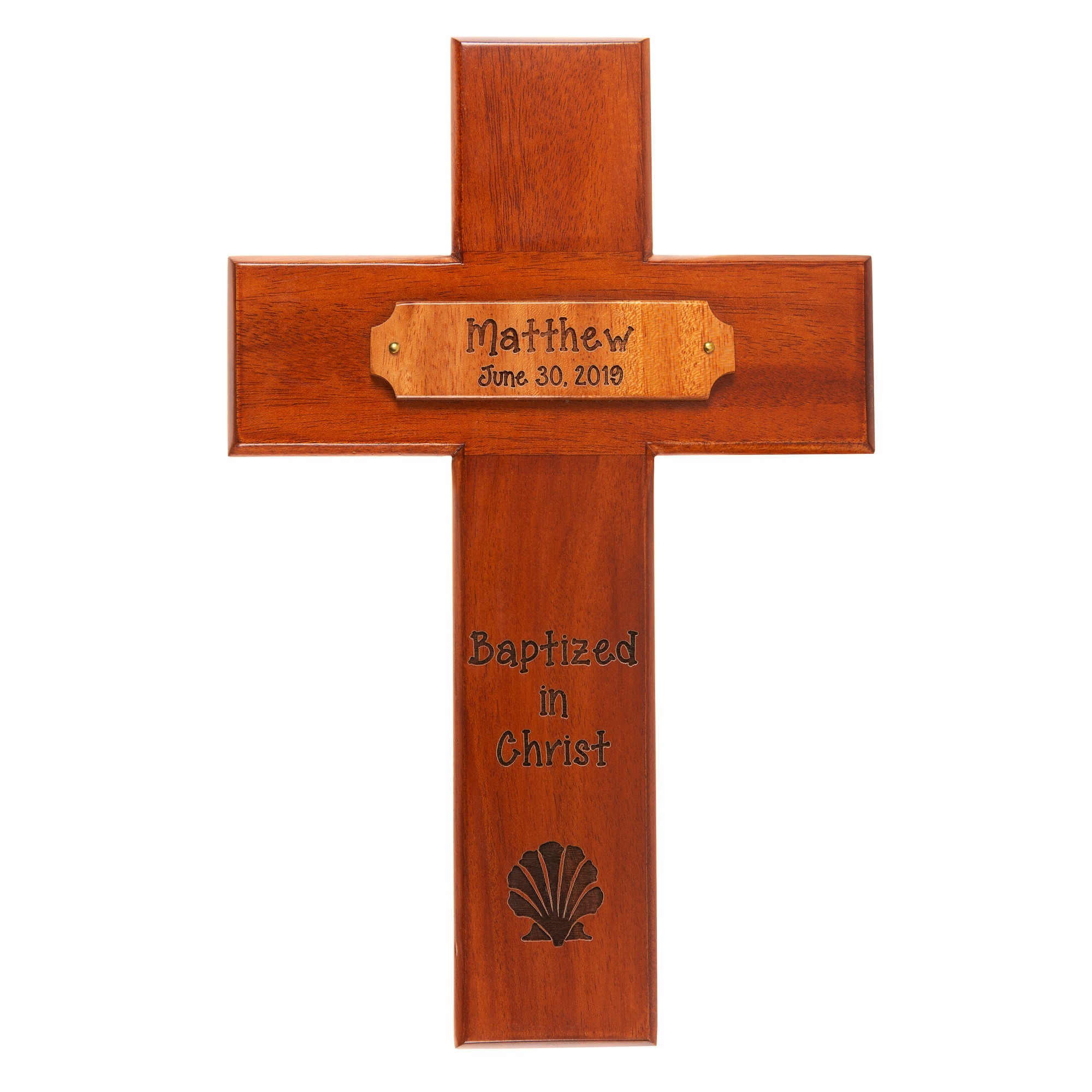 Personalized Baptism Wood Cross The Catholic Company®