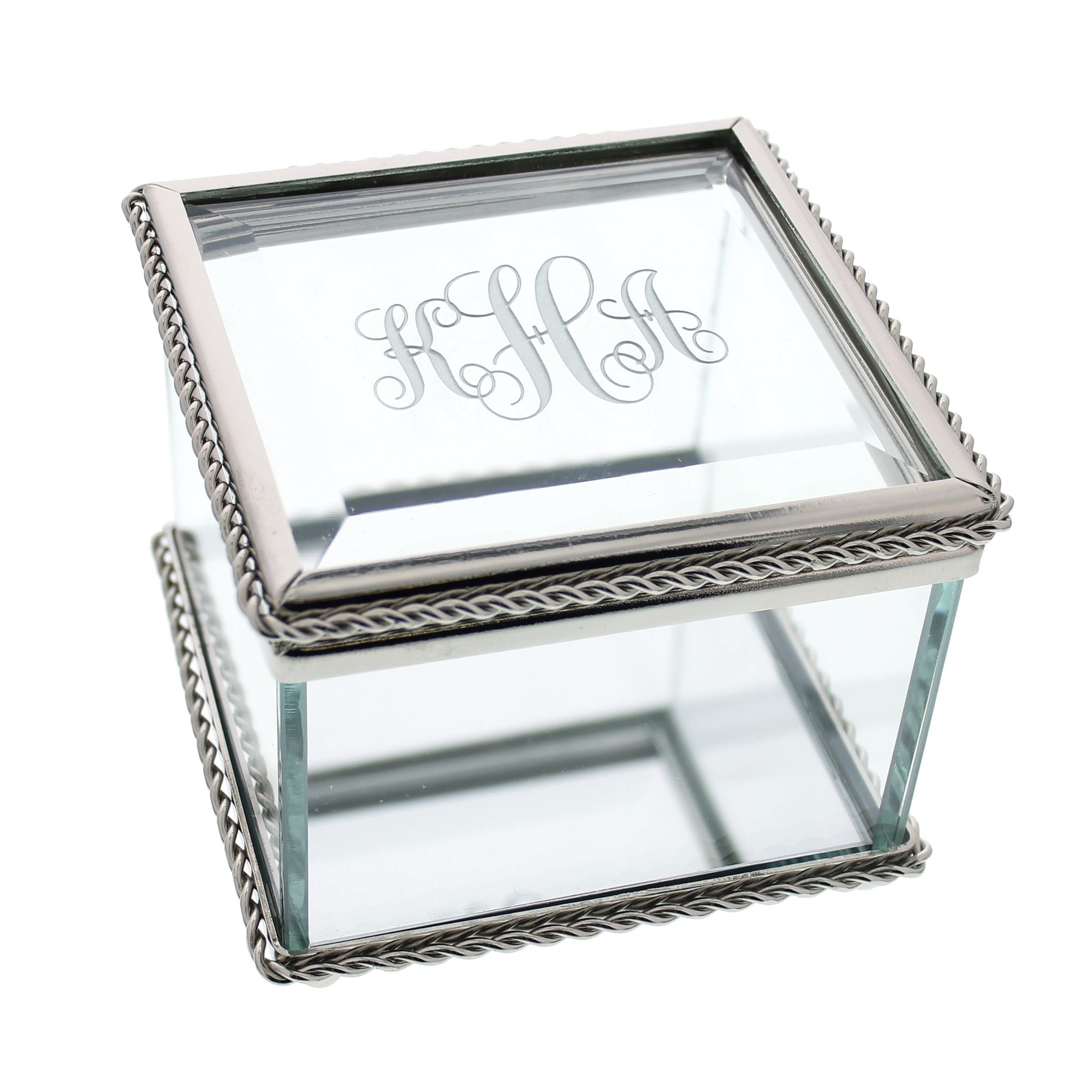 Personalized Glass Rosary Box The Catholic Company®