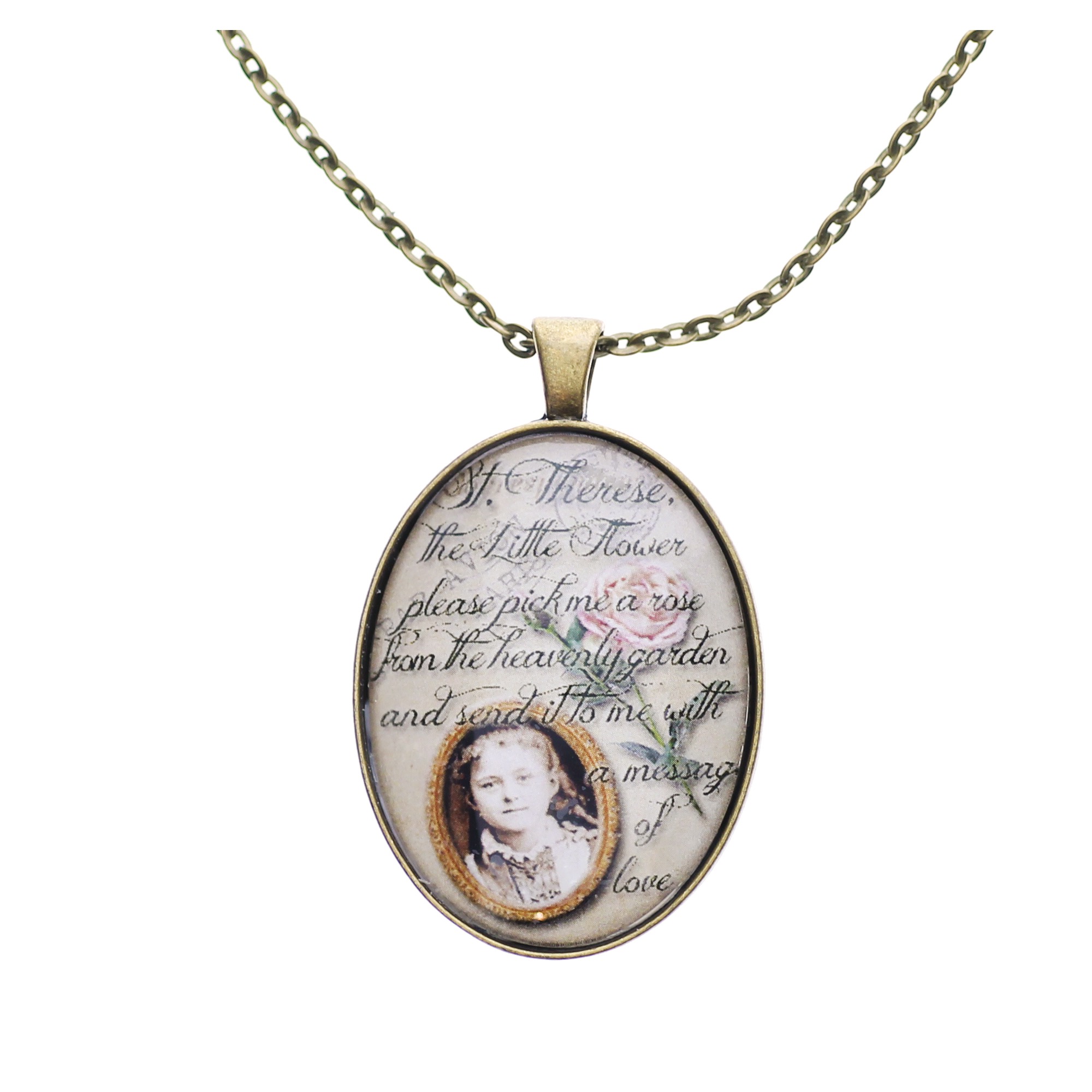 Personalized St Therese Pendant The Catholic Company Restrictions May Apply