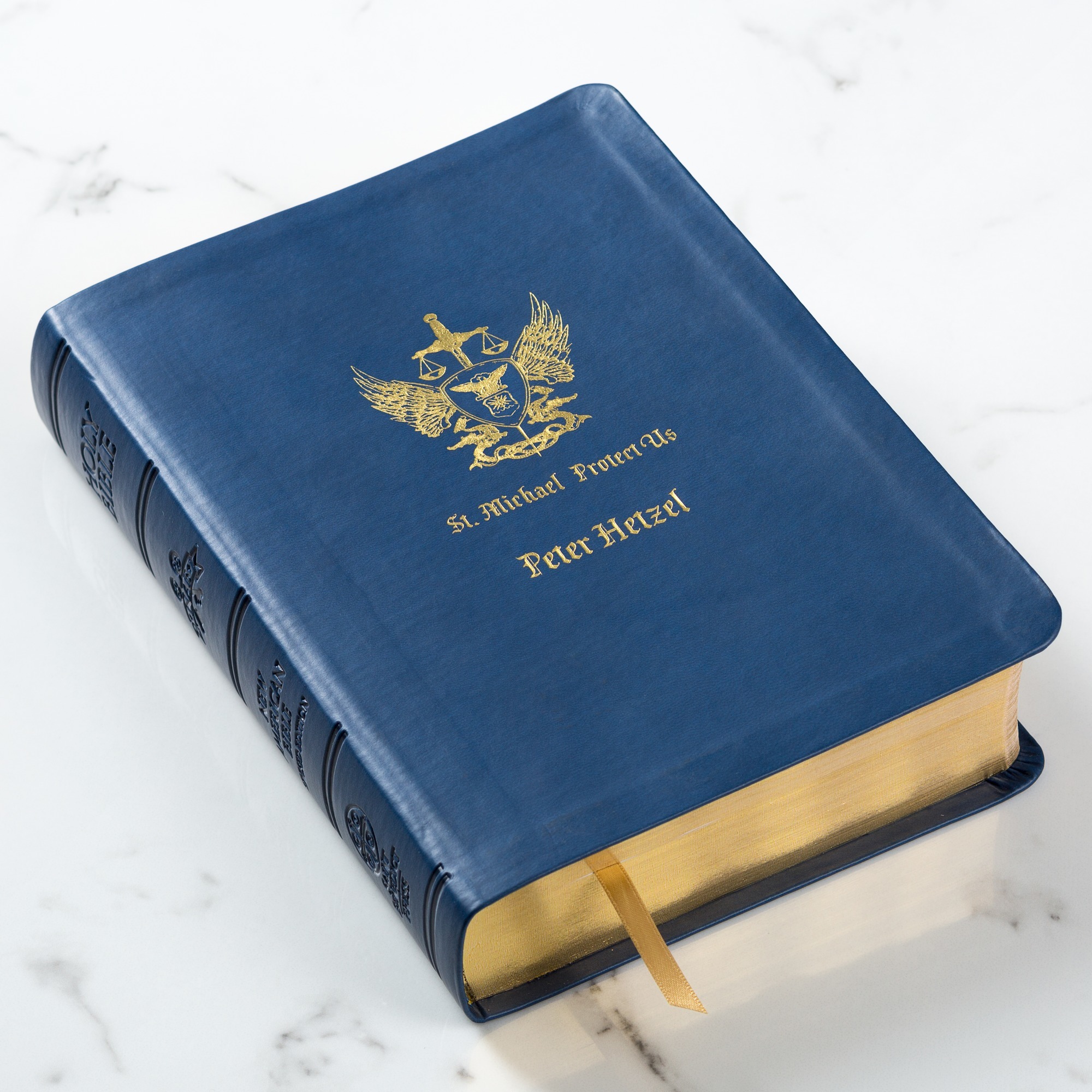 St. Michael Protect Us Air Force Bible The Catholic Company