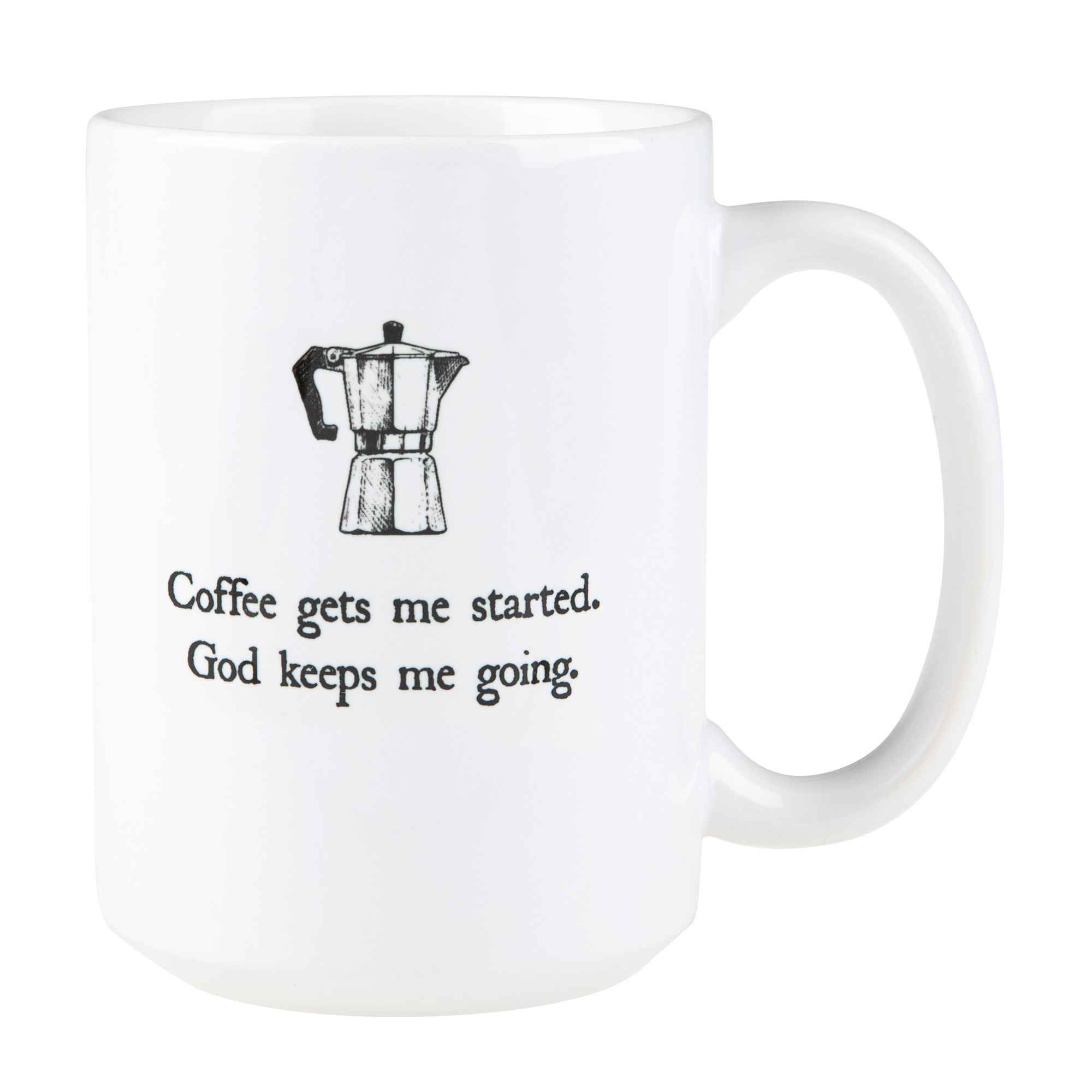 Coffee Gets Me Started Mug | The Catholic Company®