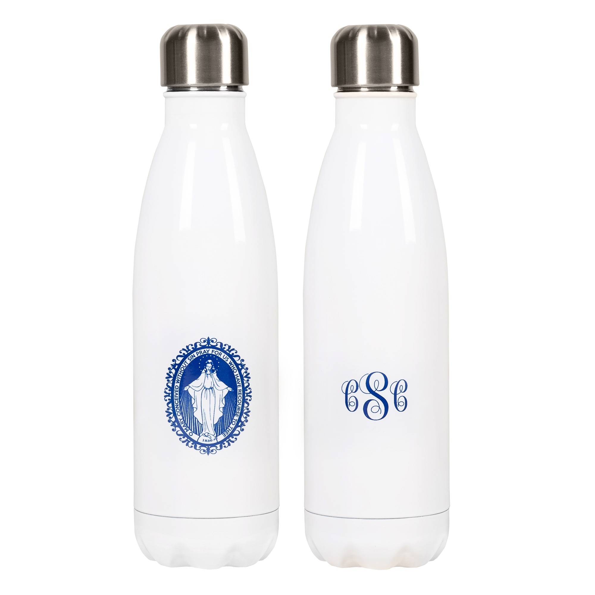 Personalized Miraculous Medal Water Bottle | The Catholic Company®